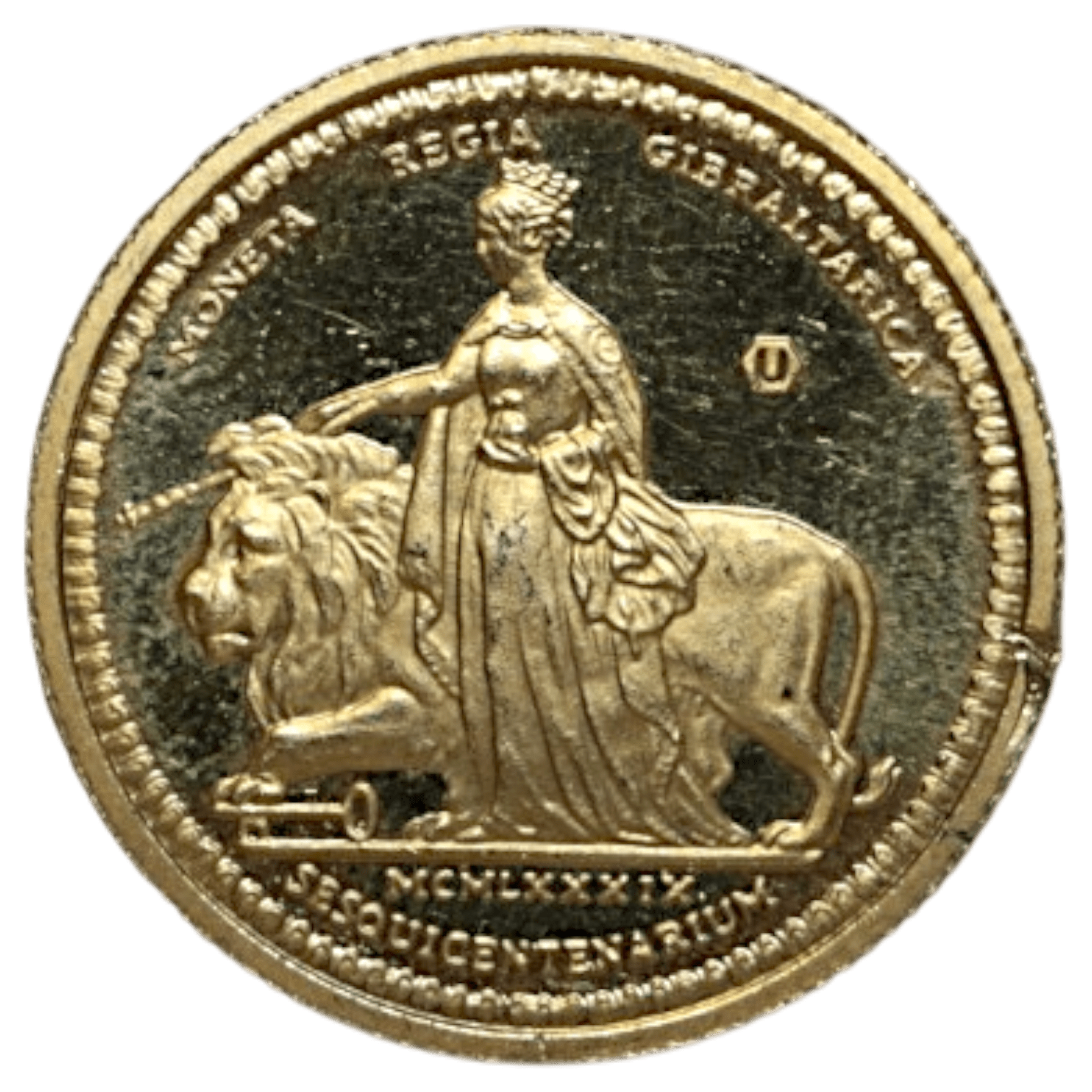 ジブラルタル ソヴリン金貨 1989年 ポブジョイ鋳 ウナとライオン - NJ BUYER'S MARKETPLACE