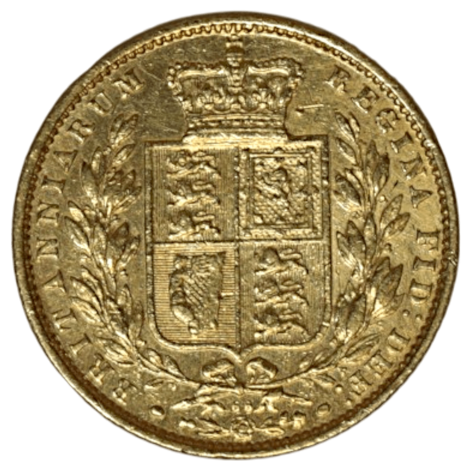 ジブラルタル ソヴリン金貨 1871年 ロンドン鋳 ヴィクトリア タイプシールド Die-No.66 - NJ BUYER'S MARKETPLACE