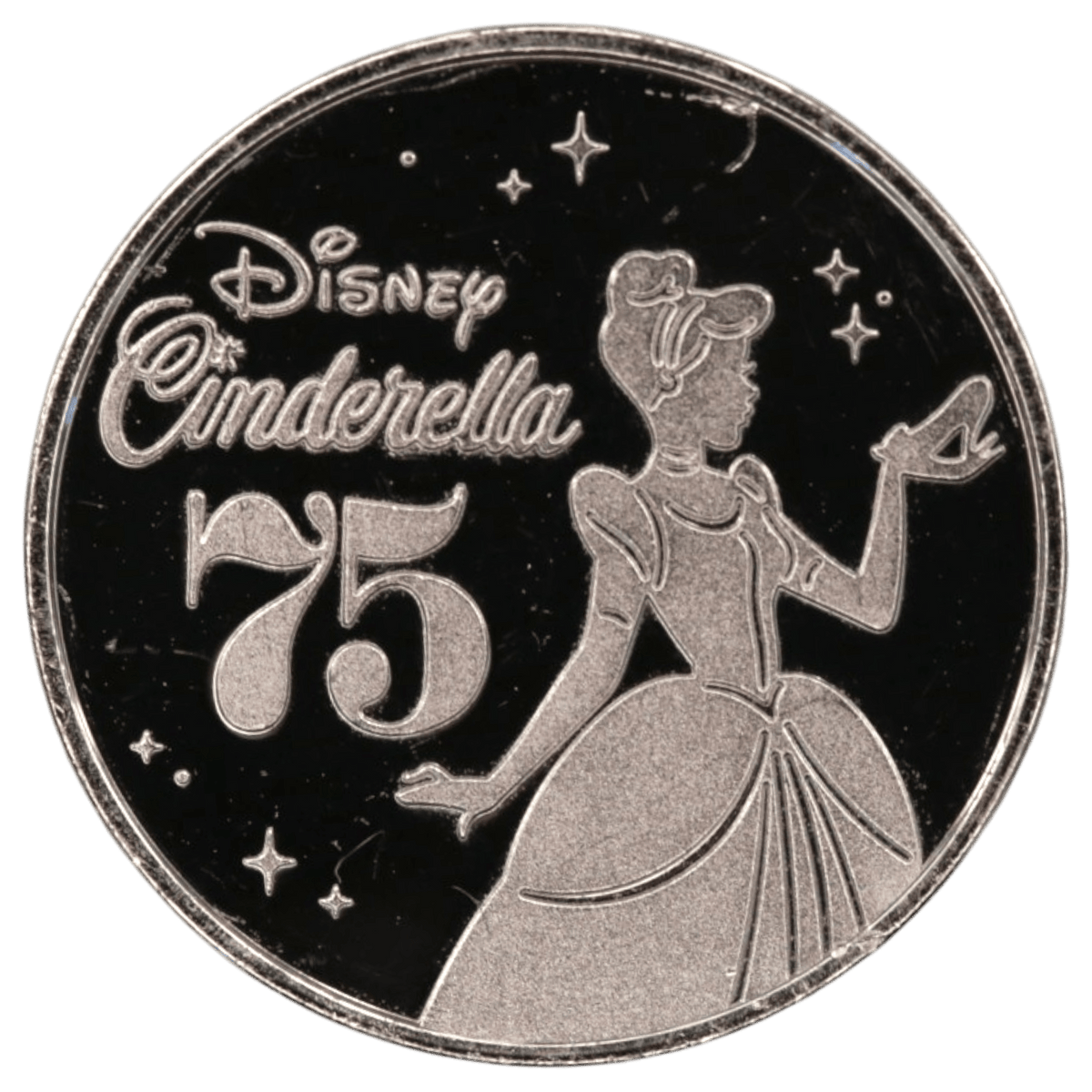 ディズニー 1/10ozプラチナメダル シンデレラ 75周年 - NJ BUYER'S MARKETPLACE