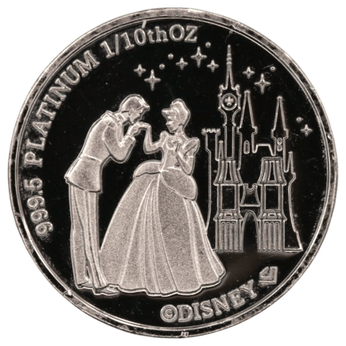 ディズニー 1/10ozプラチナメダル シンデレラ 75周年 - NJ BUYER'S MARKETPLACE