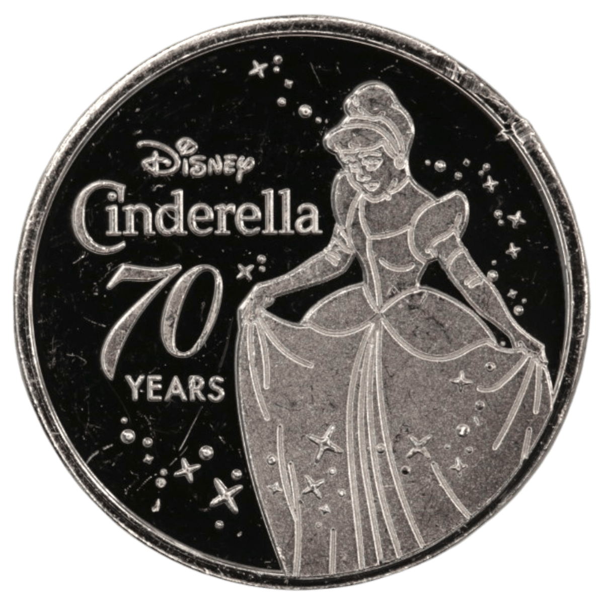 ディズニー 1/10ozプラチナメダル シンデレラ 70周年 - NJ BUYER'S MARKETPLACE
