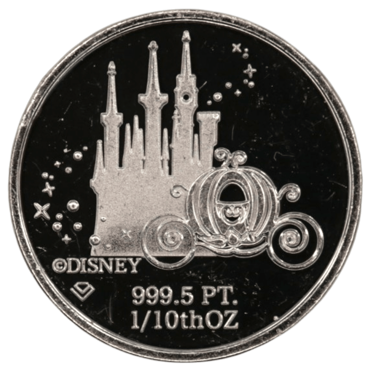 ディズニー 1/10ozプラチナメダル シンデレラ 70周年 - NJ BUYER'S MARKETPLACE