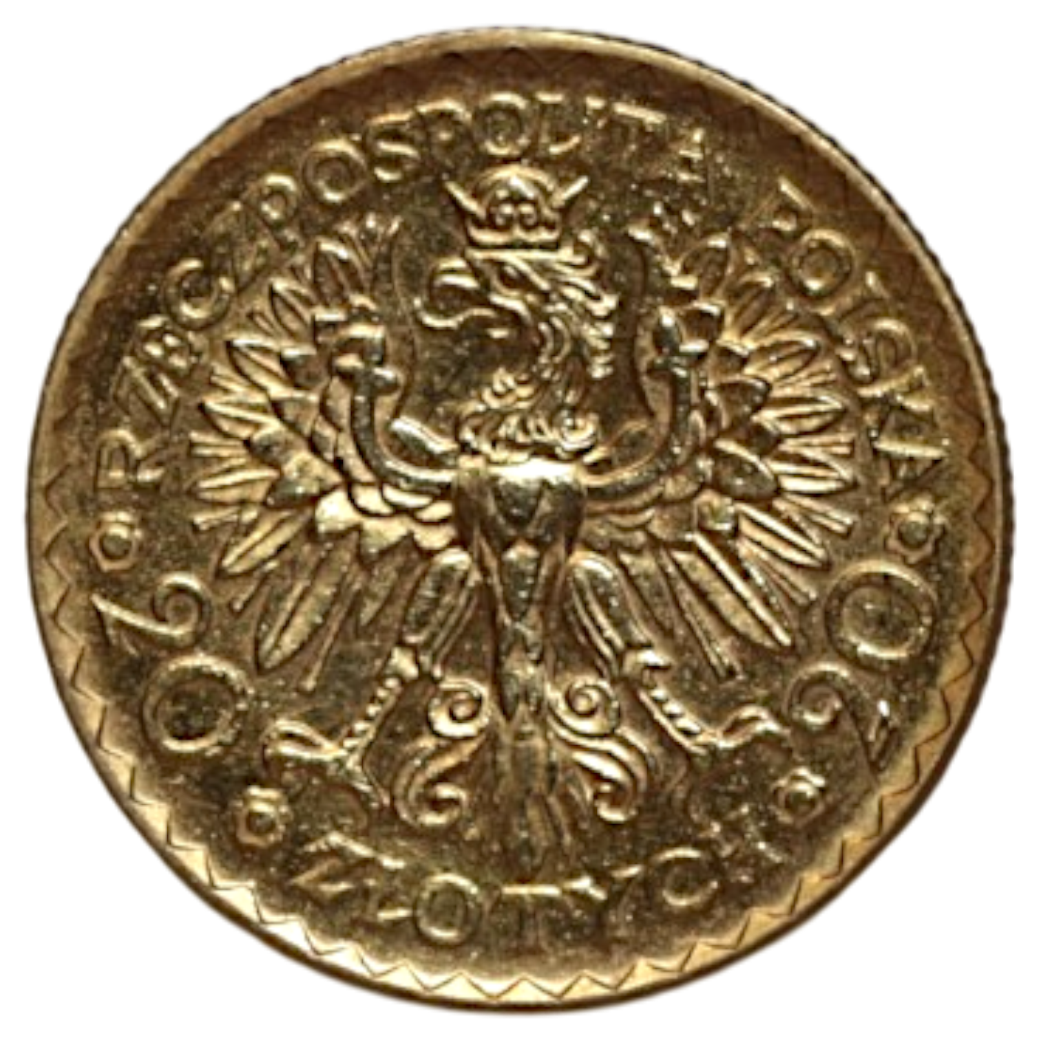 ポーランド 20ズウォティ金貨 1925年 ワルシャワ鋳 ボレスワフ1世