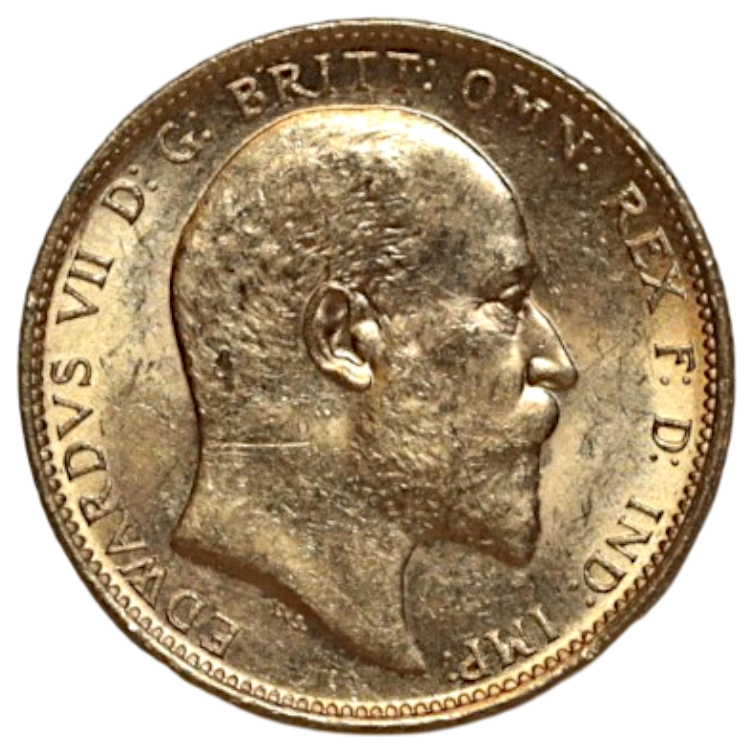 オーストラリア ソヴリン金貨 1907年 メルボルン鋳 エドワード7世