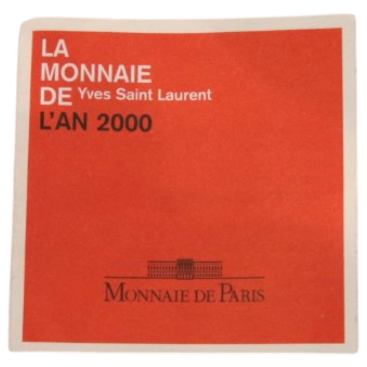フランス 10フラン金貨 2000年 パリ鋳 イヴ・サンローラン