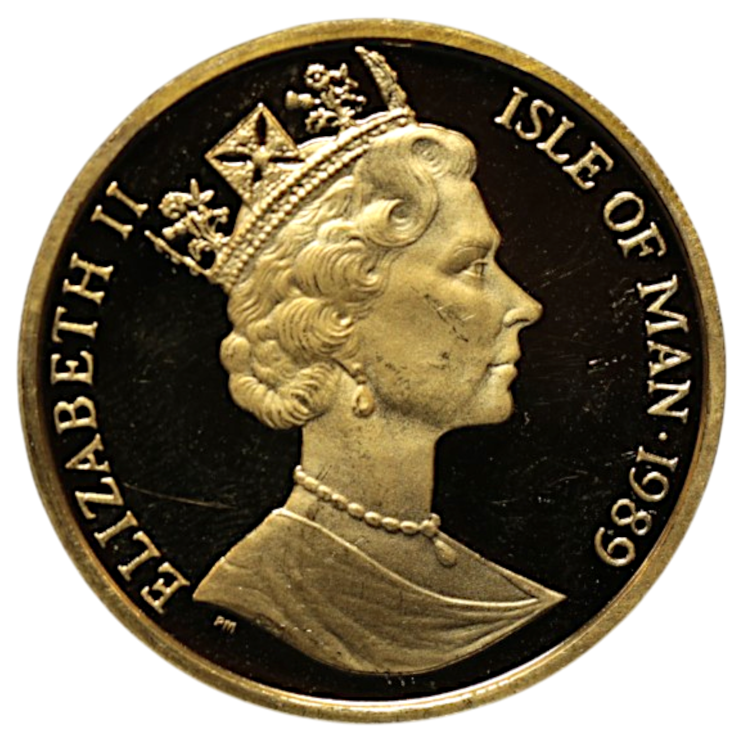 マン島 1/2クラウン金貨 1989年 ポブジョイ鋳 ペルシア