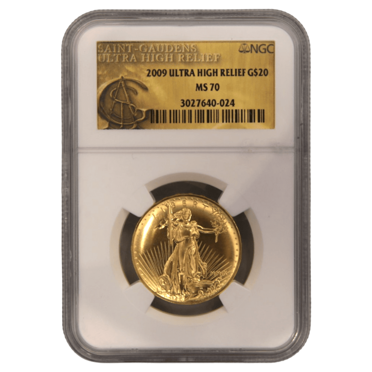 アメリカ 20ドル金貨 2009年 ウルトラハイレリーフ NGC MS70 - NJ BUYER'S MARKETPLACE
