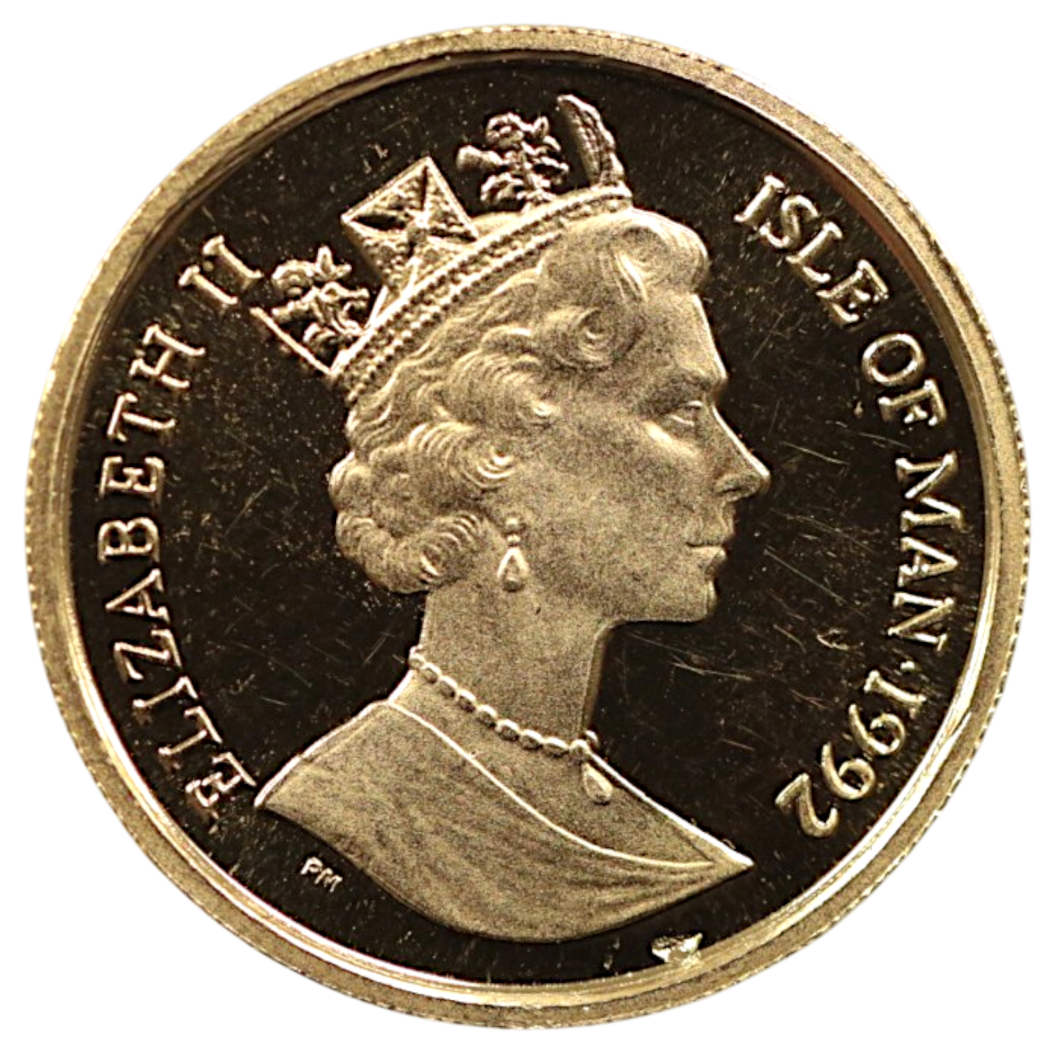 マン島 1/5クラウン金貨 1992年 ポブジョイ鋳 シャム