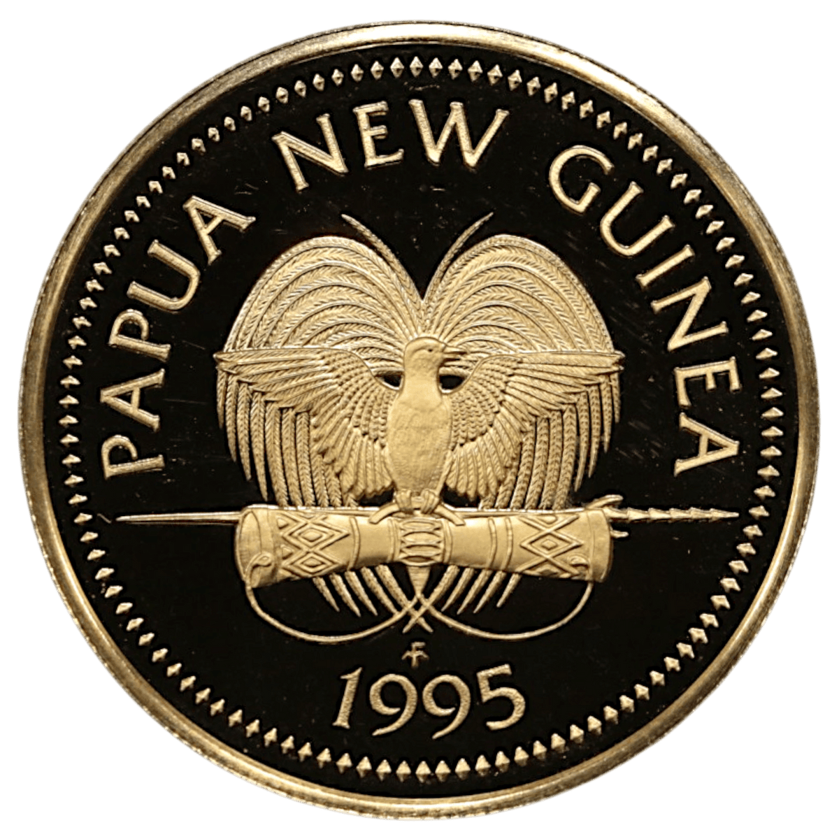 パプアニューギニア 100キナ金貨 1995年 フランクリンミント鋳 極楽鳥 独立20周年記念 - NJ BUYER'S MARKETPLACE