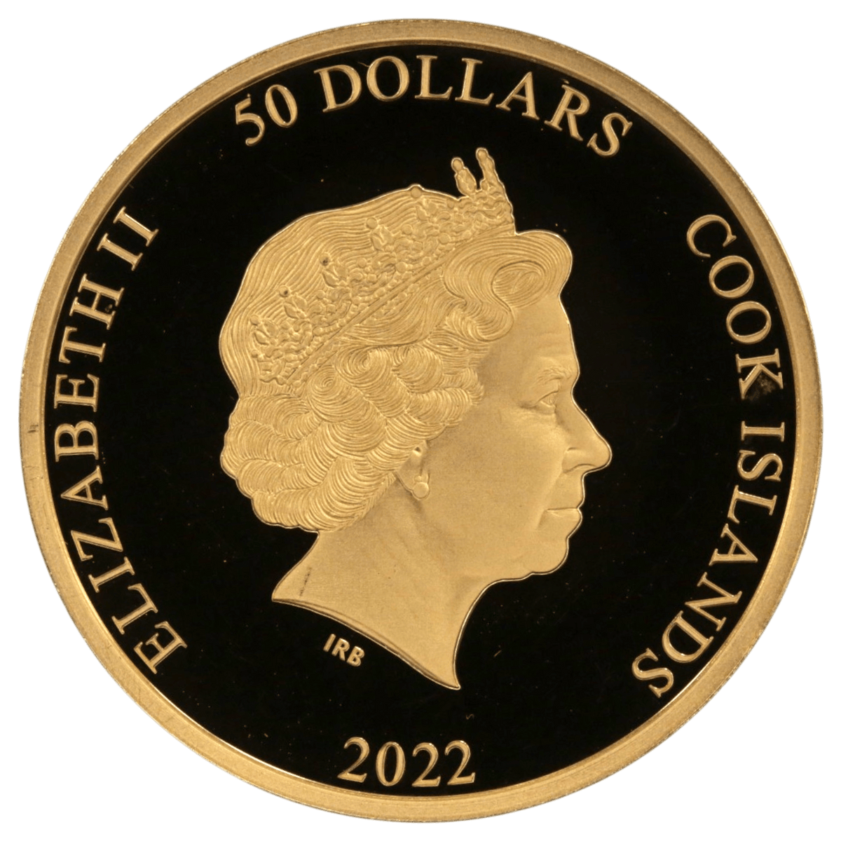 クック島 50ドル金貨 2022年 新幹線 カラープリント - NJ BUYER'S MARKETPLACE