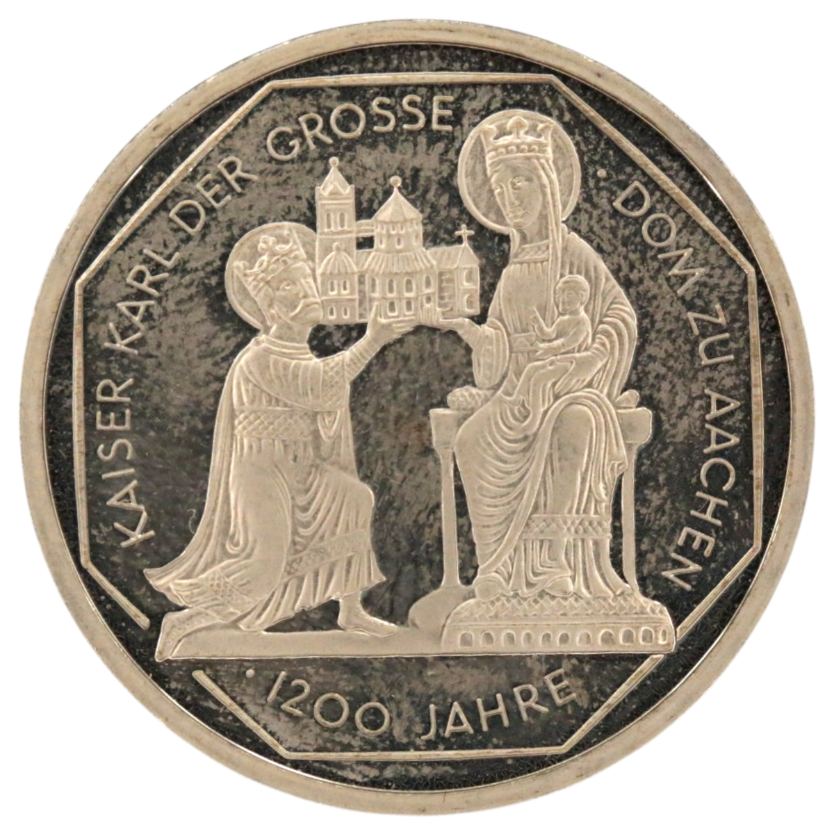 ドイツ 5マルク銀貨 2000年 聖母マリア