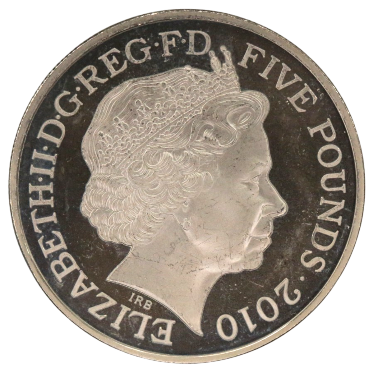 イギリス5ポンド銀貨 2010年 不思議の国のアリス