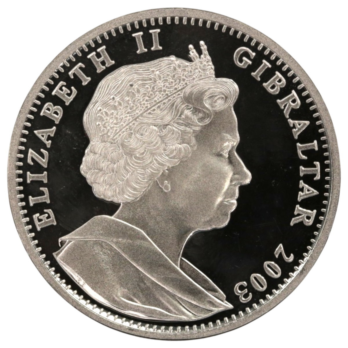 ジブラルタル 1クラウン銀貨 2003 年ピーターラビット