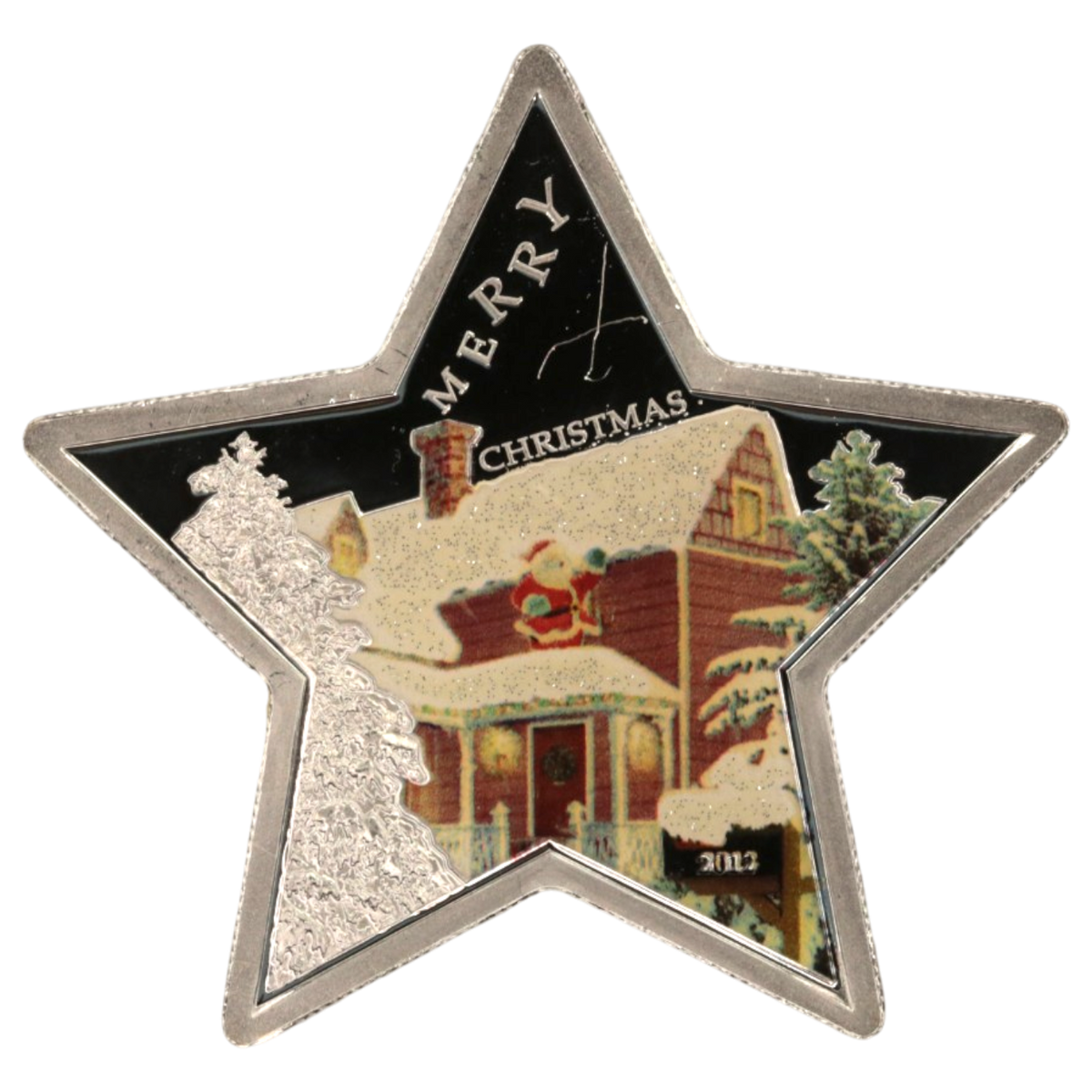 サモア 5ドル銀貨 2012年 クリスマス