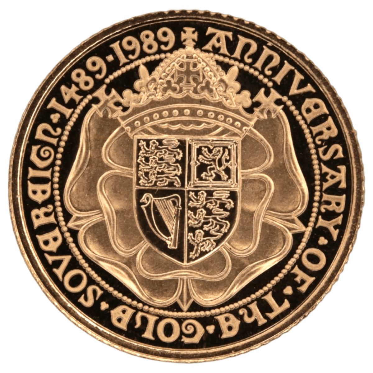 イギリス 1/2ソヴリン金貨 1989年 ソヴリン金貨発行500周年 - NJ BUYER'S MARKETPLACE