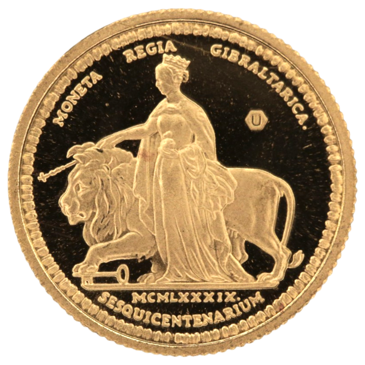 ジブラルタル ソヴリン金貨 1989年 ウナとライオン