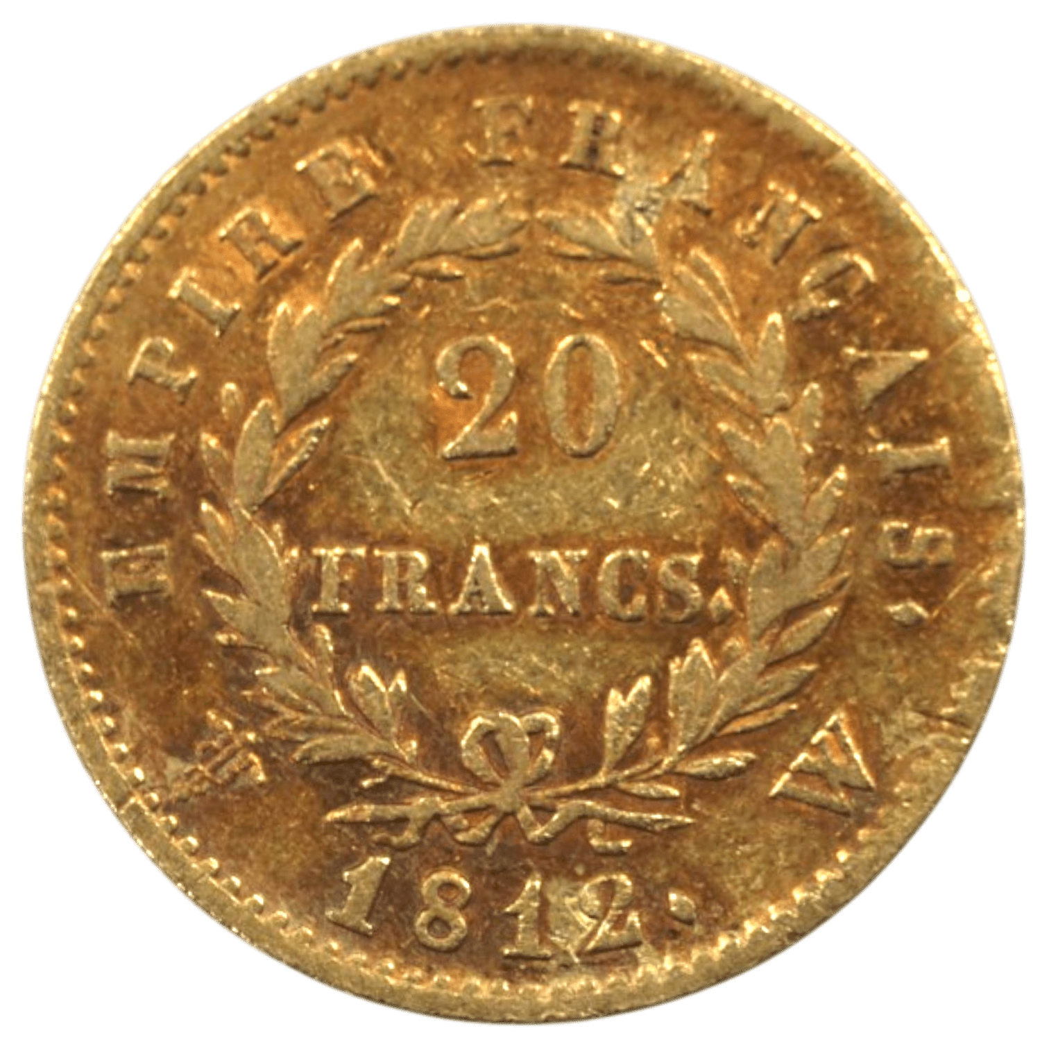 フランス 20フラン金貨 1812年 リール鋳 ナポレオン1世 有冠 - NJ BUYER'S MARKETPLACE
