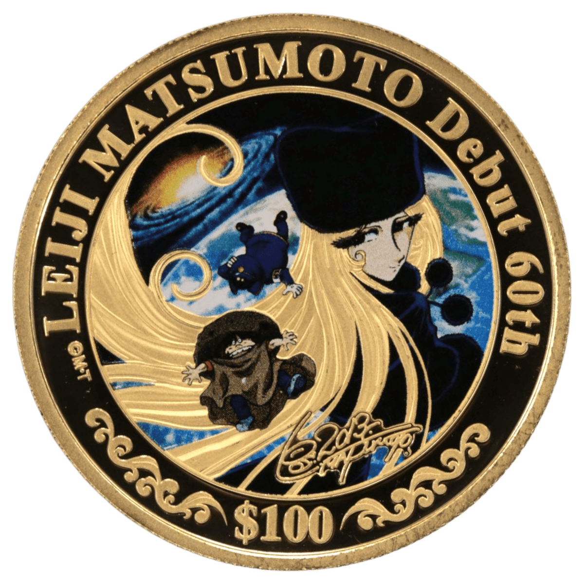 クック島 100ドル金貨 2013年 銀河鉄道999 松本零士 漫画家デビュー 60周年 - NJ BUYER'S MARKETPLACE