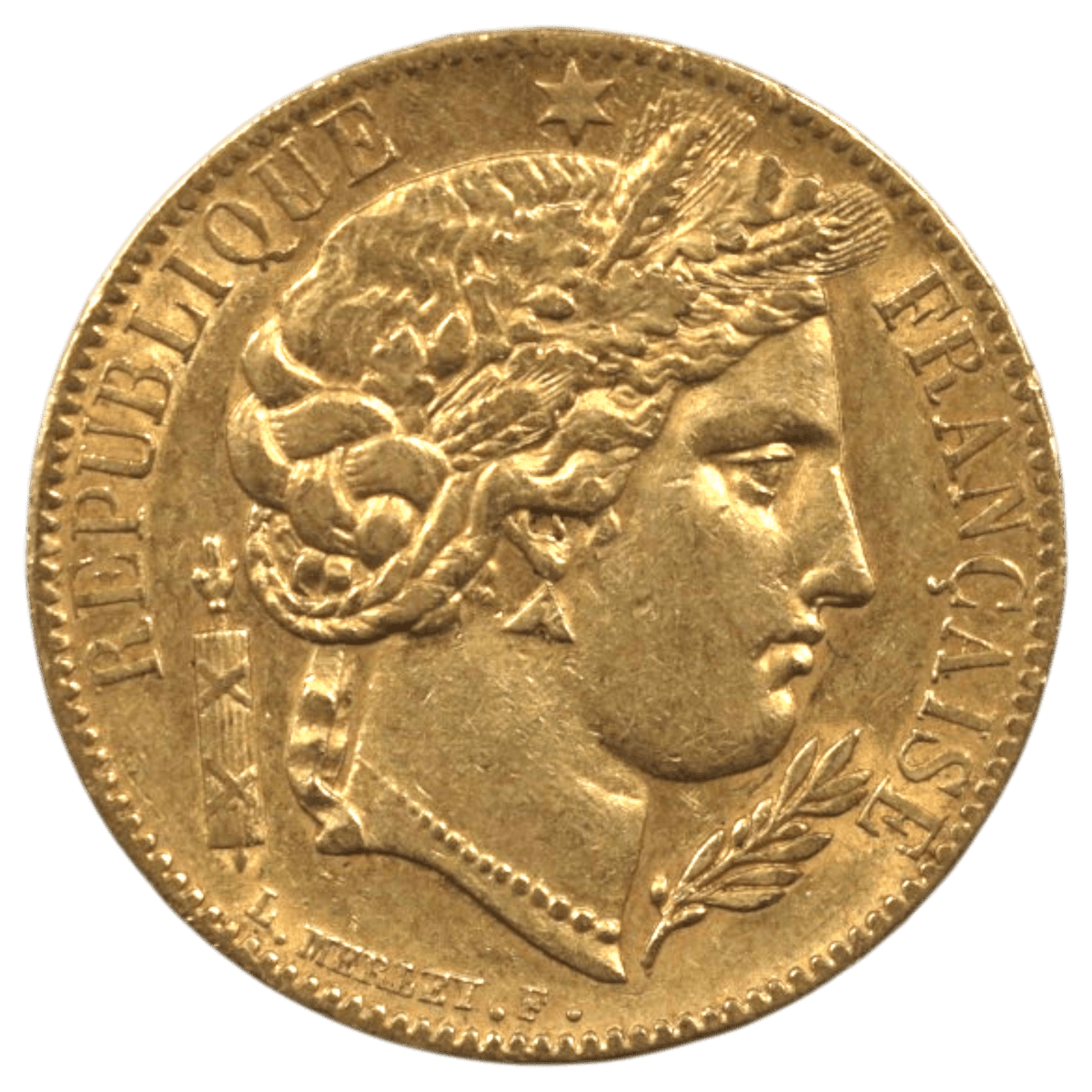 【大特価】フランス 20フラン金貨 1851年 パリ鋳 セレス - NJ BUYER'S MARKETPLACE
