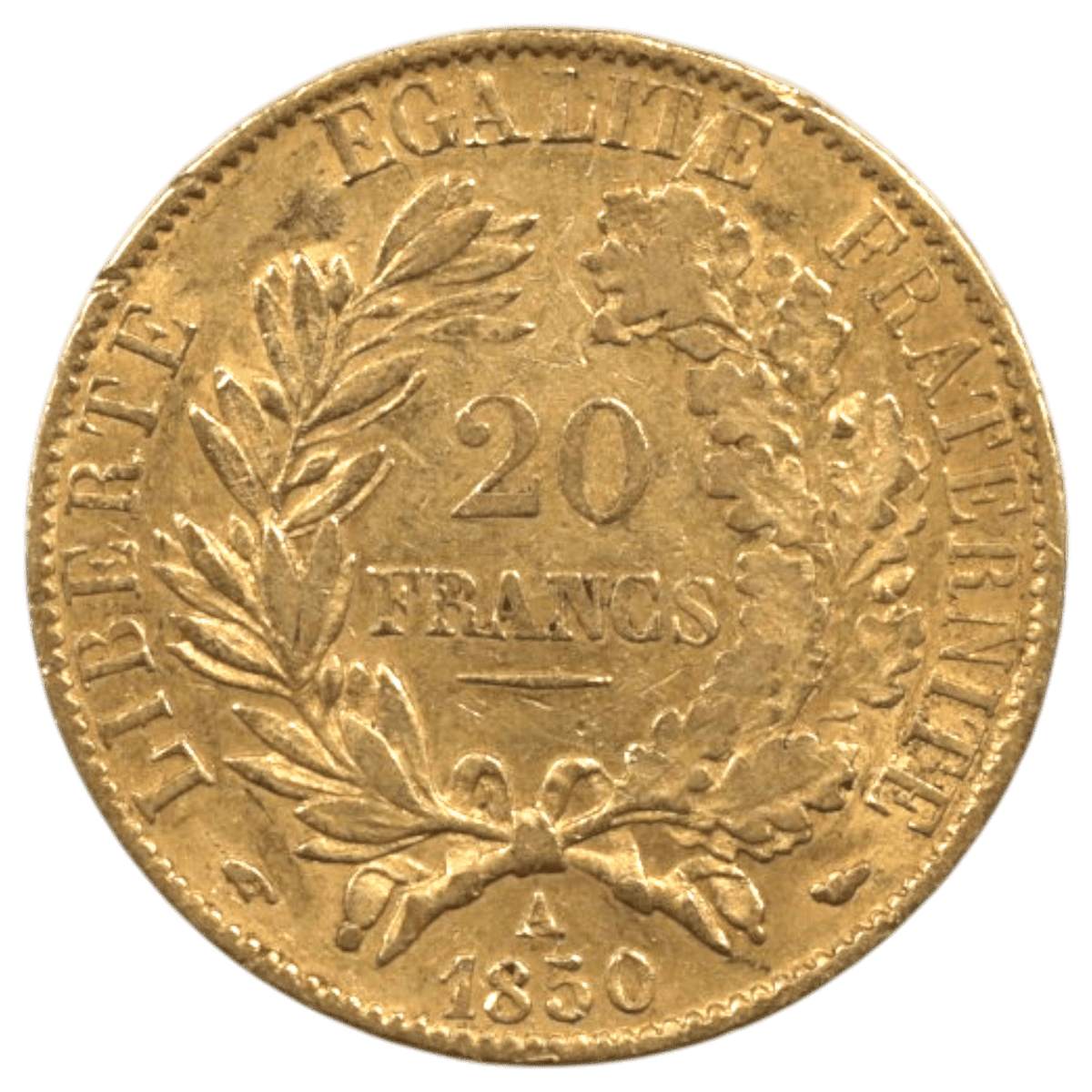 【大特価】フランス 20フラン金貨 1851年 パリ鋳 セレス - NJ BUYER'S MARKETPLACE