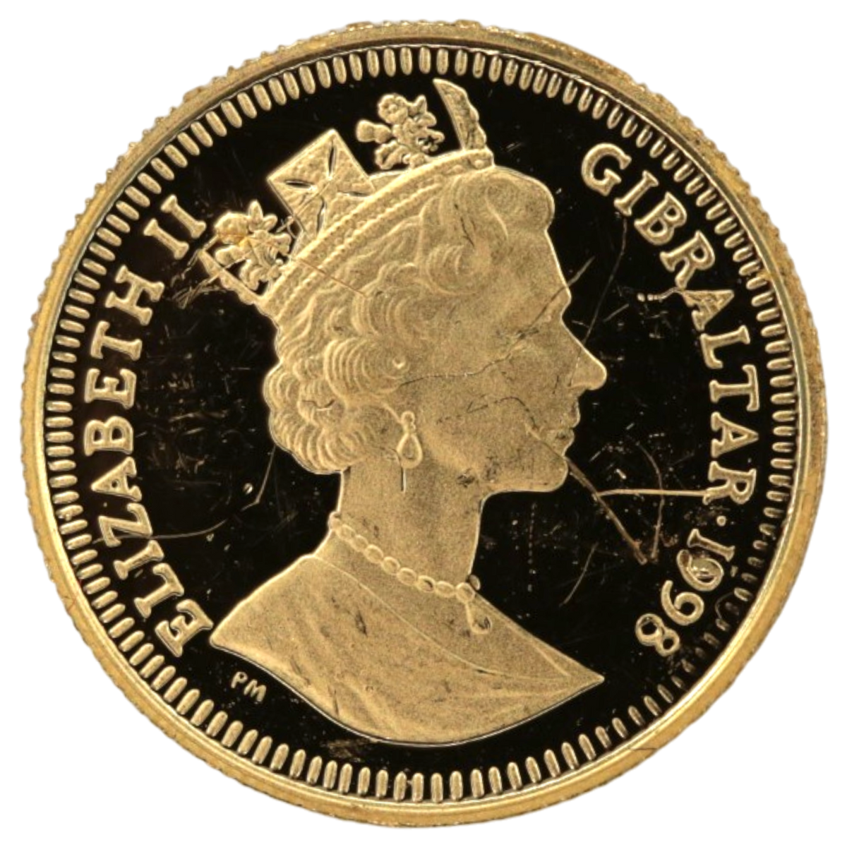 ジブラルタル 1/10クラウン金貨 1998年 ピーターラビット
