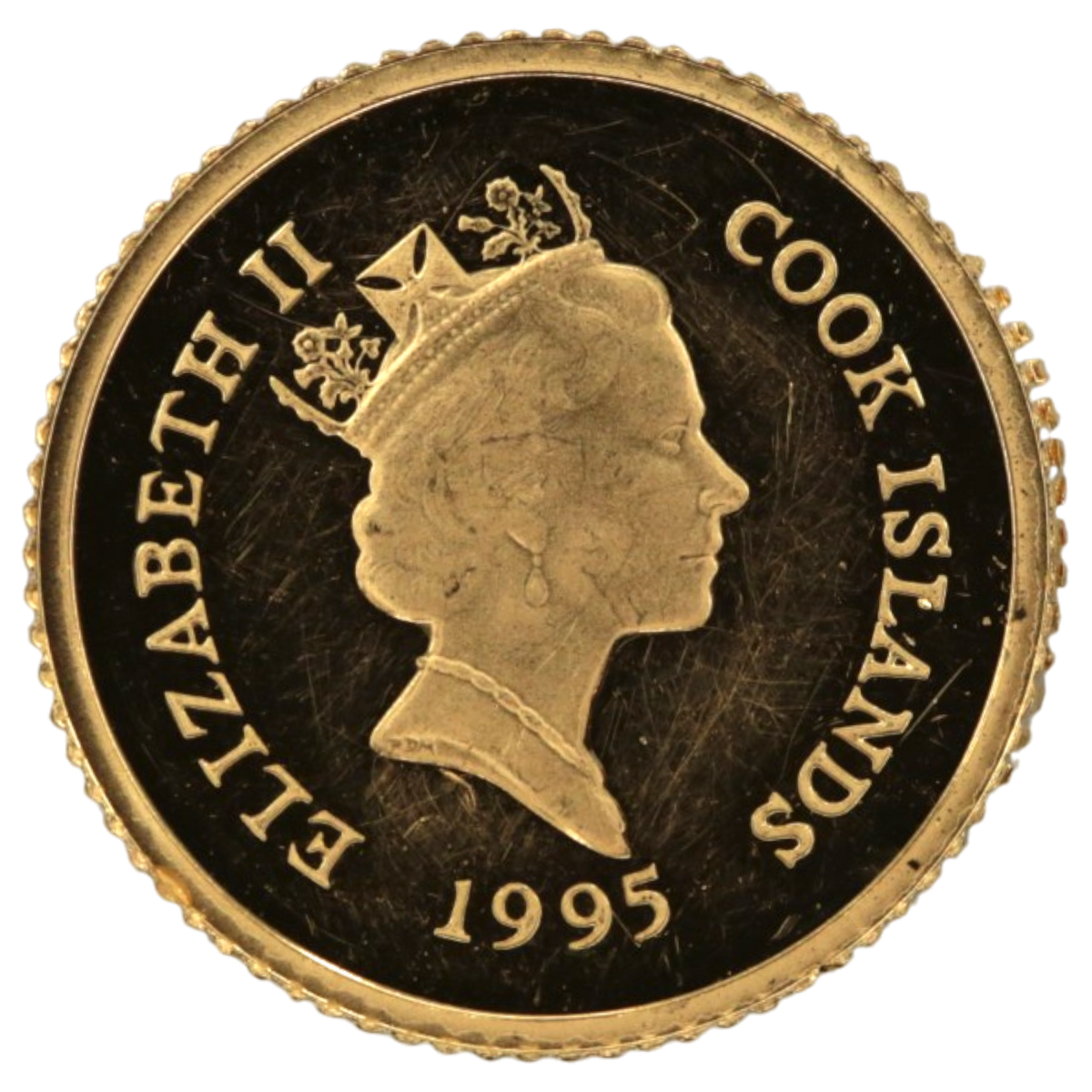 クック島 5ドル金貨 1995年 イルカ