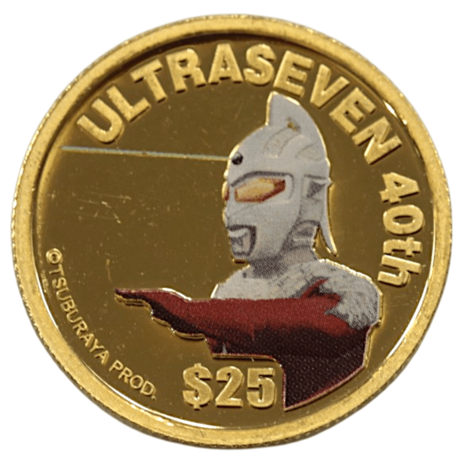 ツバル 25ドル金貨 2007年 パース鋳 ウルトラセブン 40周年記念 - NJ BUYER'S MARKETPLACE