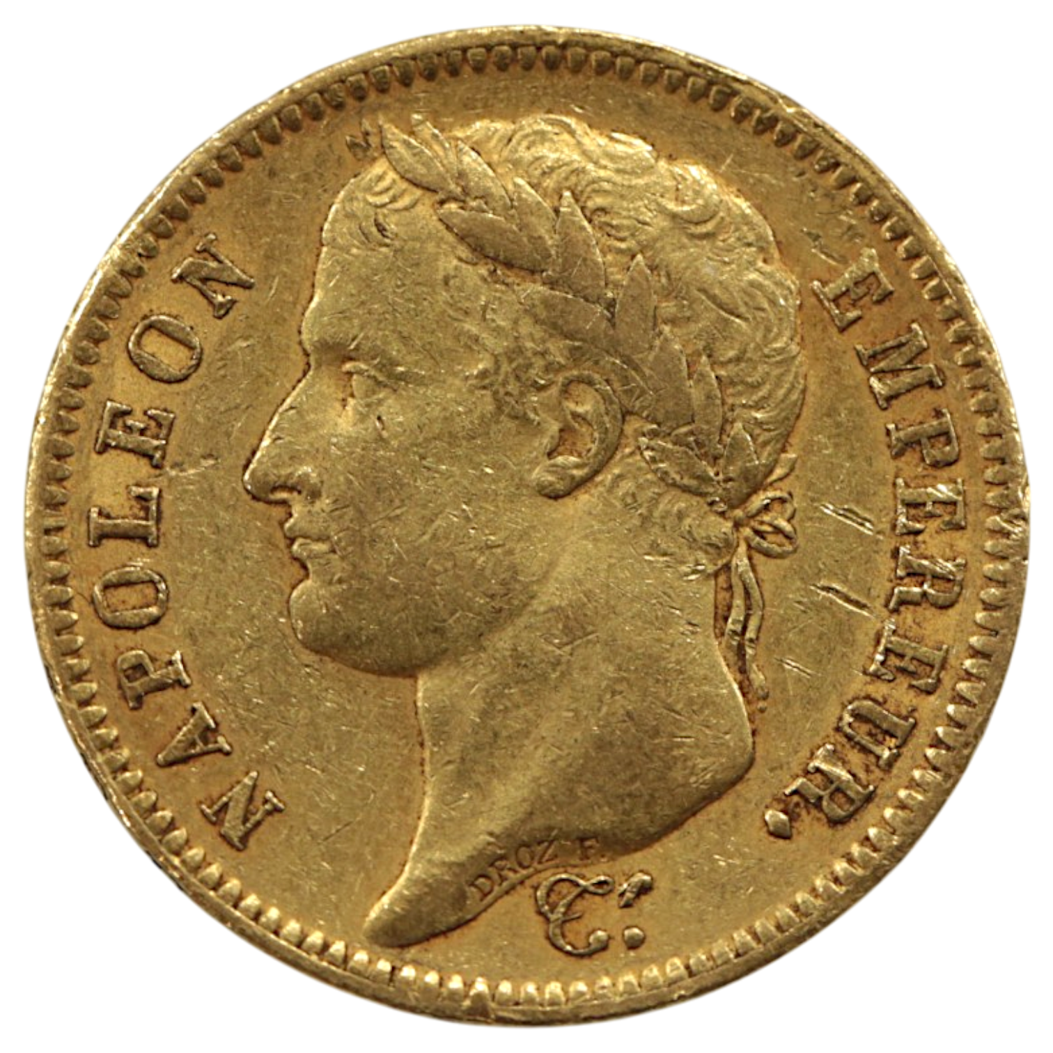 フランス 40フラン金貨 1812年 パリ鋳 ナポレオン1世 有冠