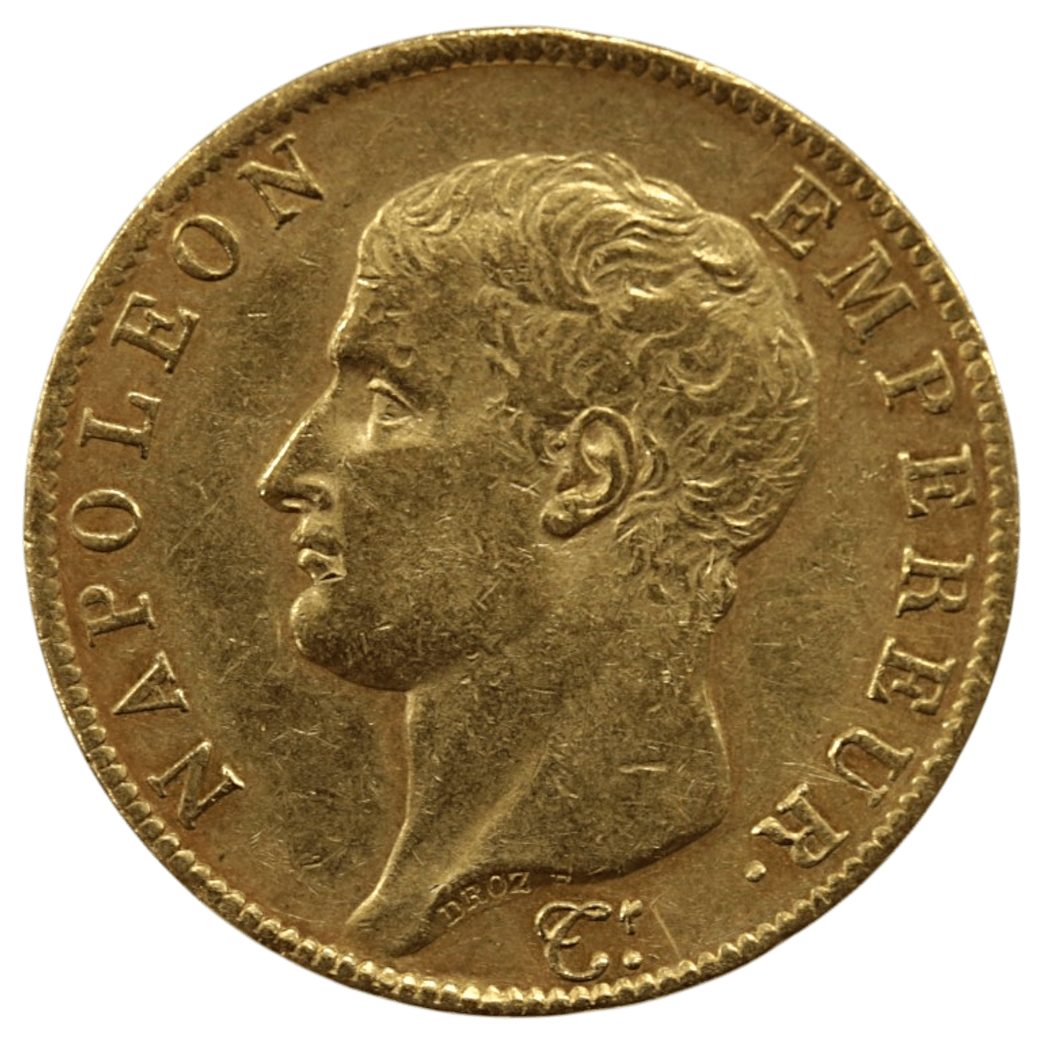 フランス 40フラン金貨 1804年 パリ鋳 ナポレオン1世 無冠 - NJ BUYER'S MARKETPLACE