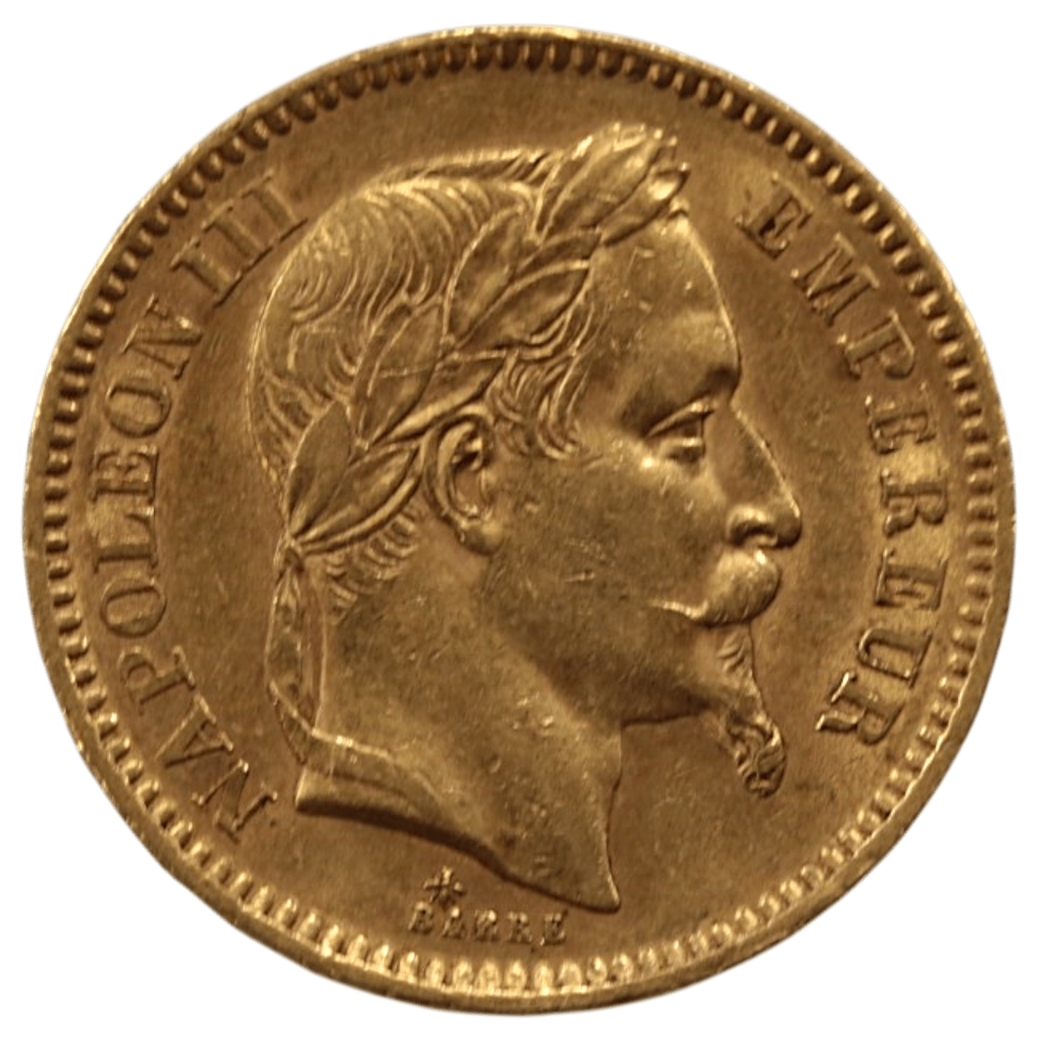 フランス 20フラン金貨 1865年 パリ鋳 ナポレオン3世 有冠 - NJ BUYER'S MARKETPLACE