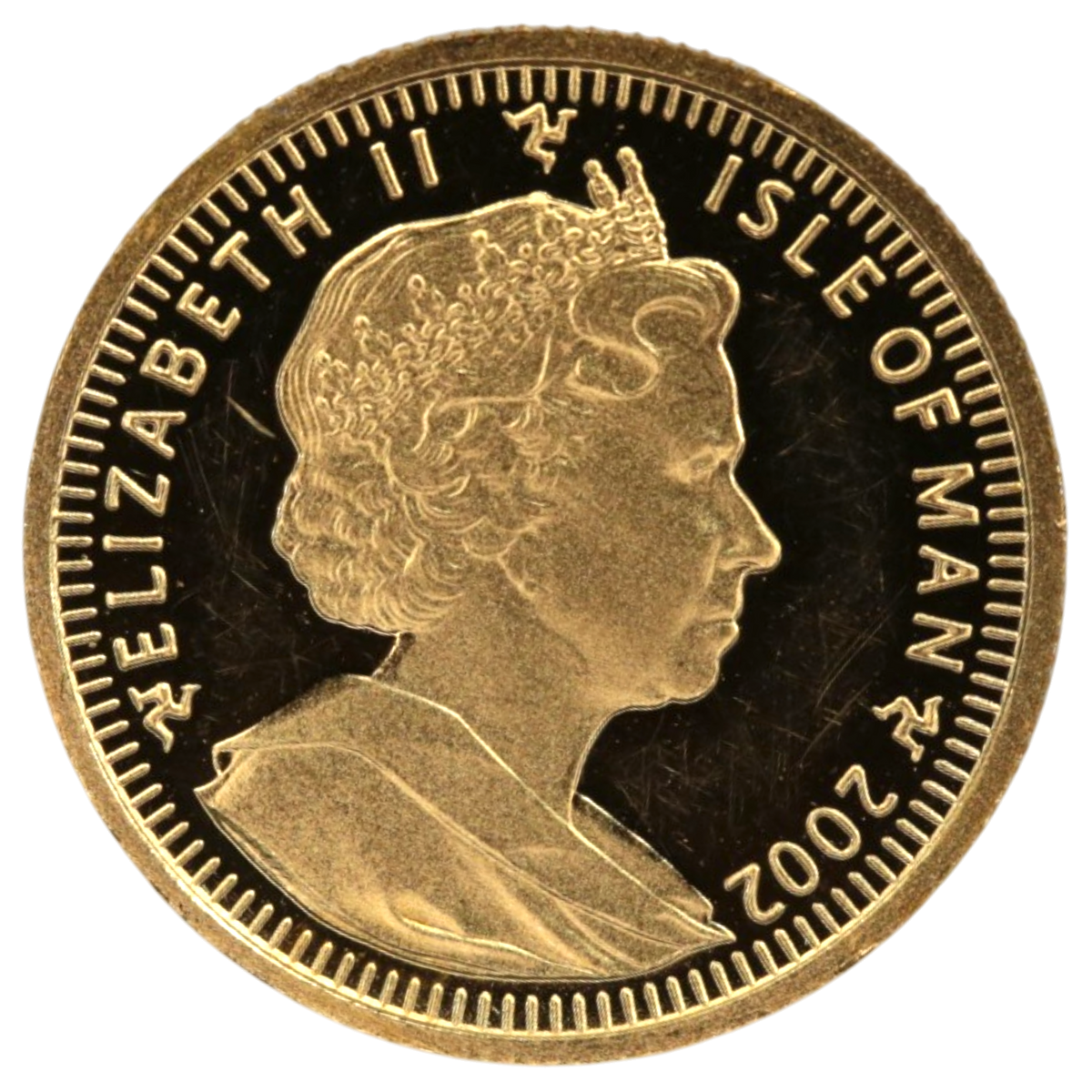 マン島 1/10クラウン金貨 2002年 ベンガル