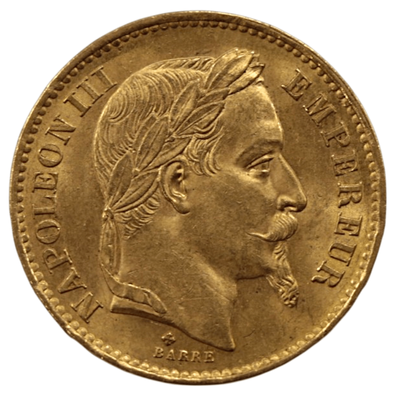 フランス 20フラン金貨 1869年 ストラスブール鋳 ナポレオン3世 有冠 - NJ BUYER'S MARKETPLACE