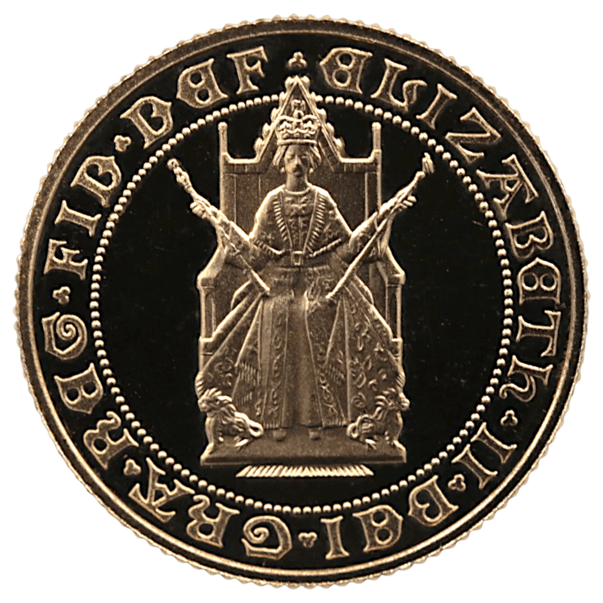 イギリス ソブリン金貨 1989年 エリザベス2世 チューダーローズ ソヴリン金貨発行500周年記念 - NJ BUYER'S MARKETPLACE