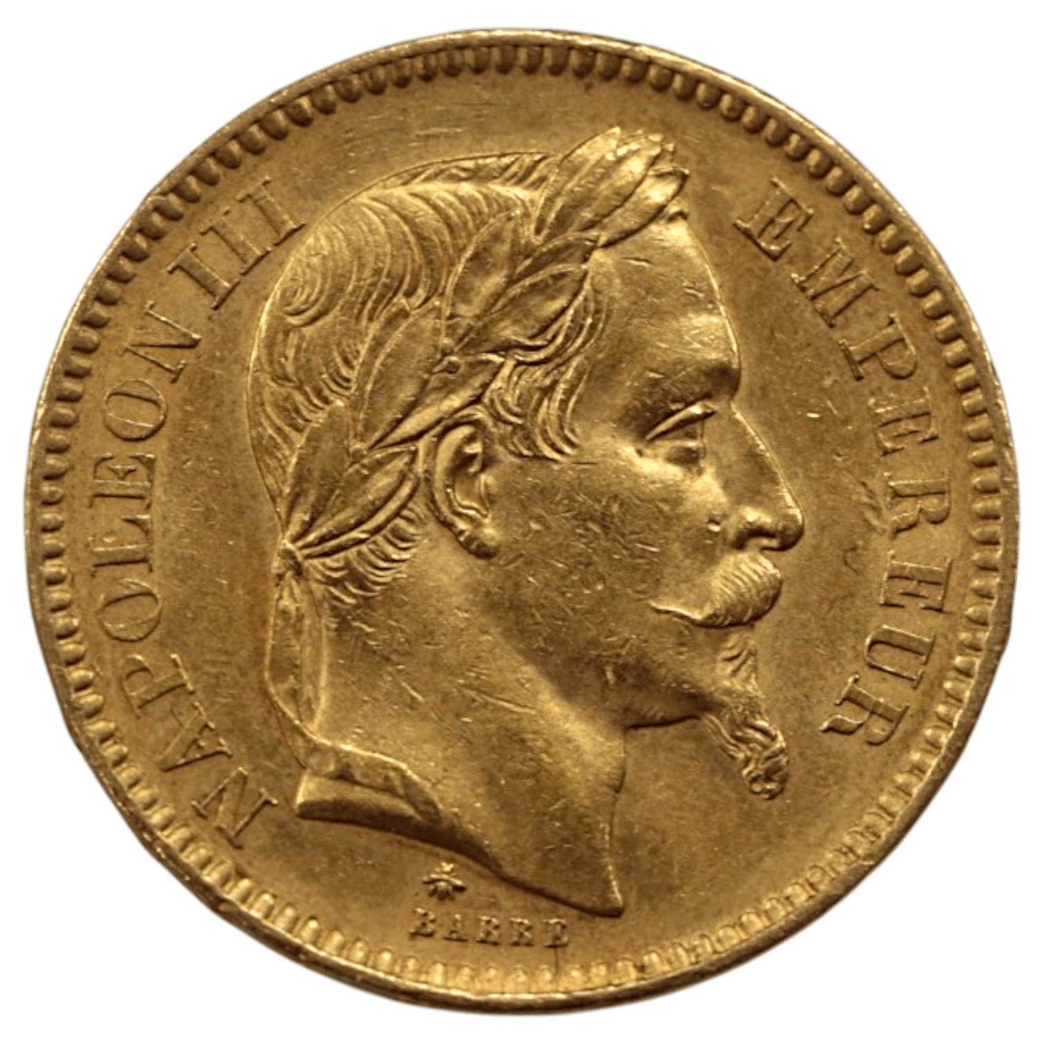 フランス 20フラン金貨 1866年 パリ鋳 ナポレオン3世 有冠 - NJ BUYER'S MARKETPLACE