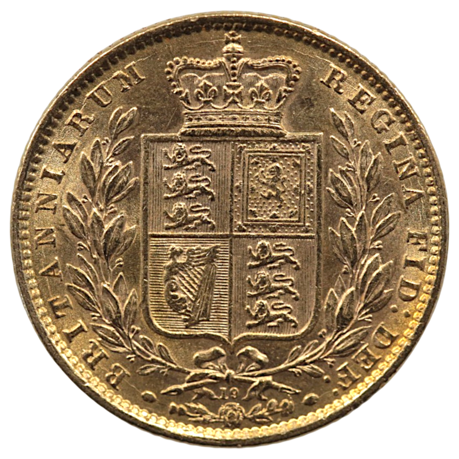 【大特価】イギリス ソヴリン金貨 1872年 ロンドン鋳 Die No.19 ヴィクトリア ヤングヘッド 試金あり