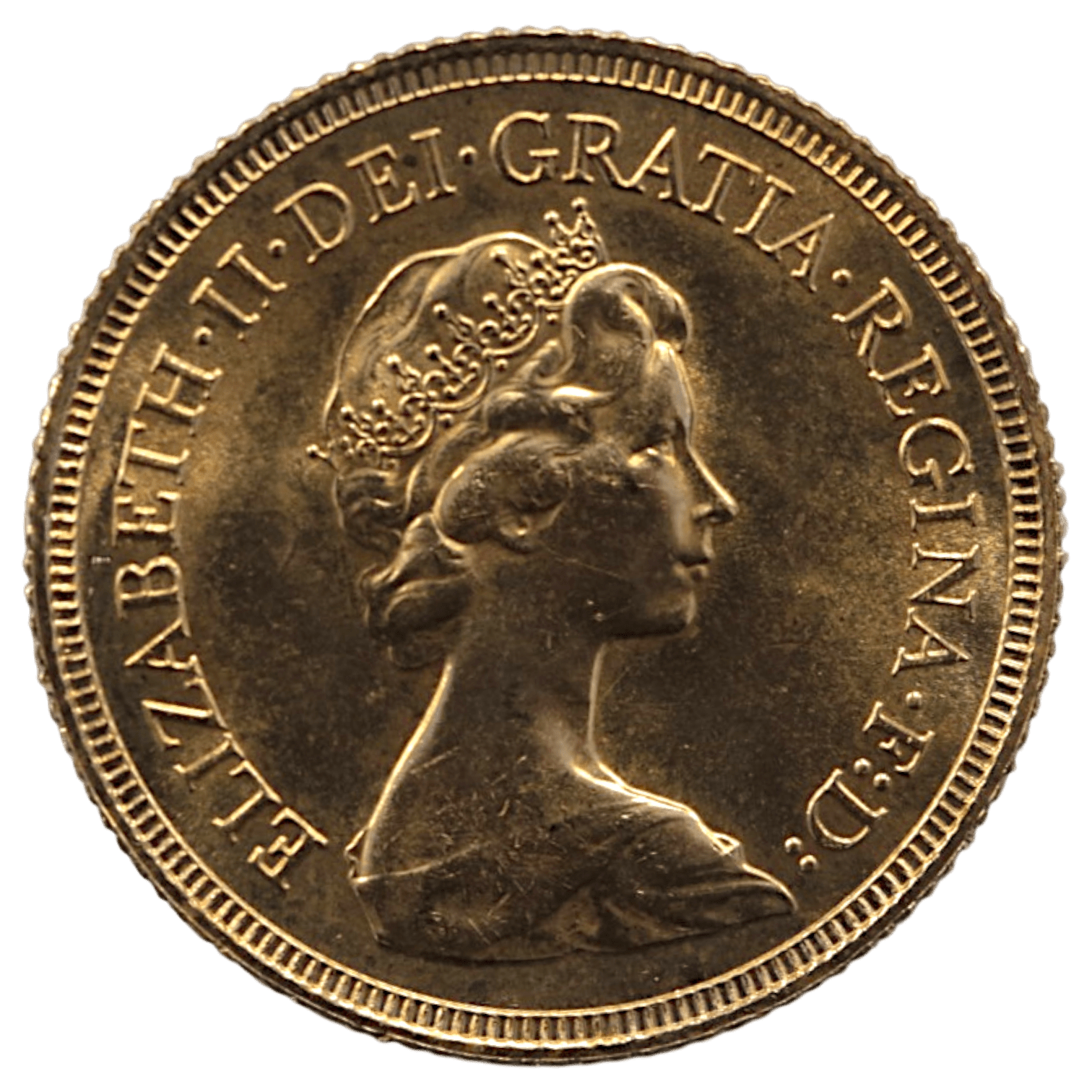 イギリス ソブリン金貨 1981年 エリザベス2世 第2肖像 聖ジョージの竜退治 - NJ BUYER'S MARKETPLACE