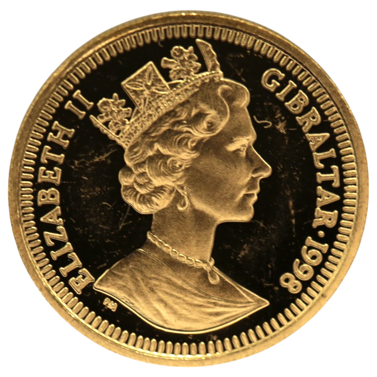 ジブラルタル 1/5ロイヤル金貨 1998年 エンジェル