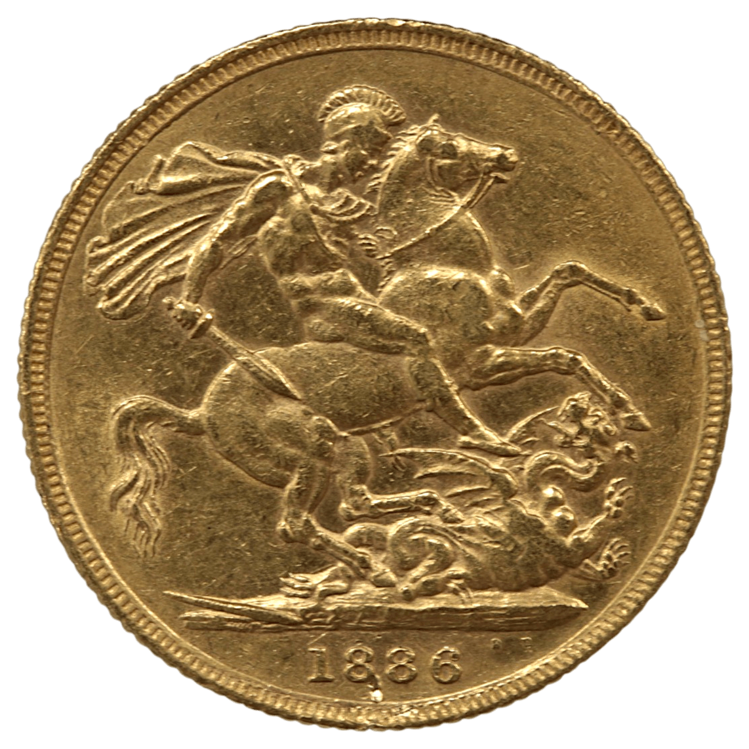 オーストラリア ソヴリン金貨 1886年 シドニー鋳 ヴィクトリア 聖ジョージの竜退治 - NJ BUYER'S MARKETPLACE