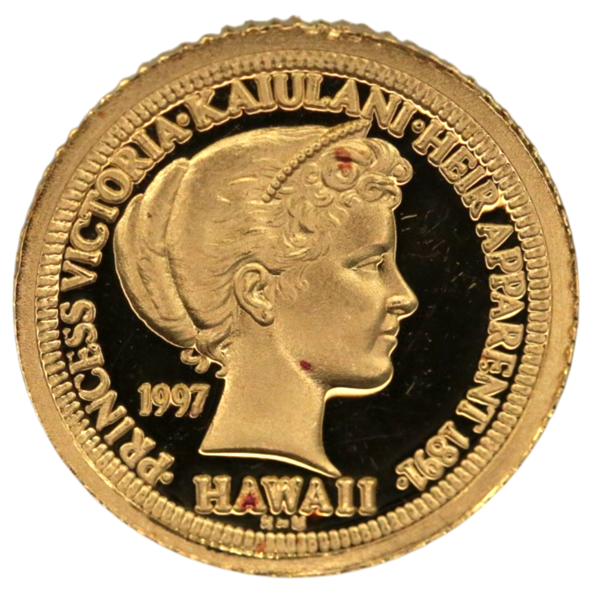 ハワイ 1/10ozメダル 1997年 カイウラニ イルカ