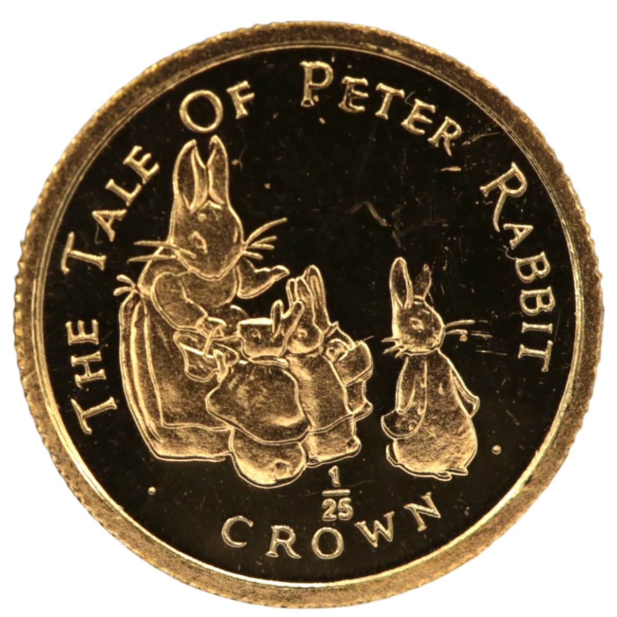 ジブラルタル 1/25クラウン金貨 1994年 ピーターラビット
