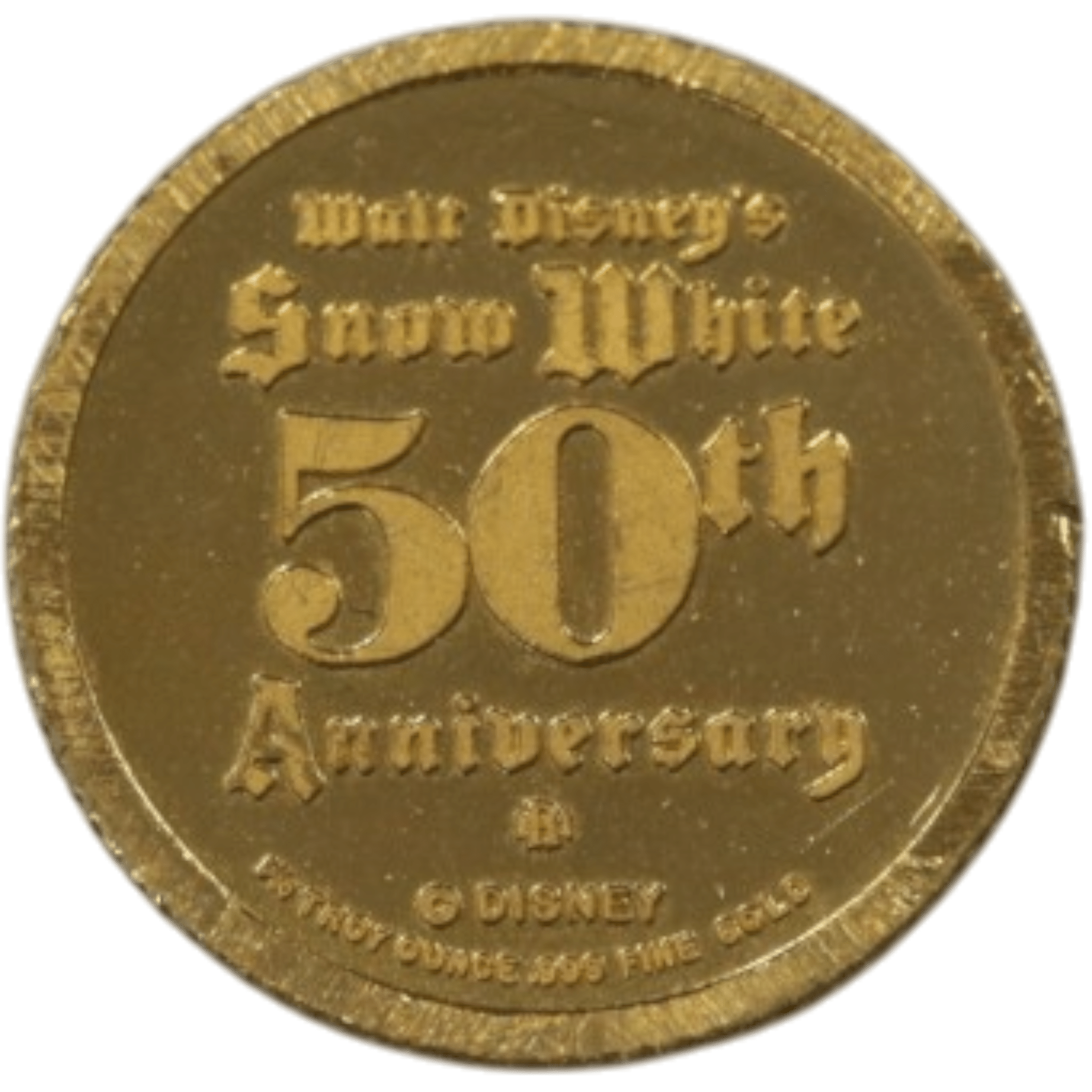 ディズニー 1/10oオンス金メダル 1987年 白雪姫 50周年記念 - NJ BUYER'S MARKETPLACE