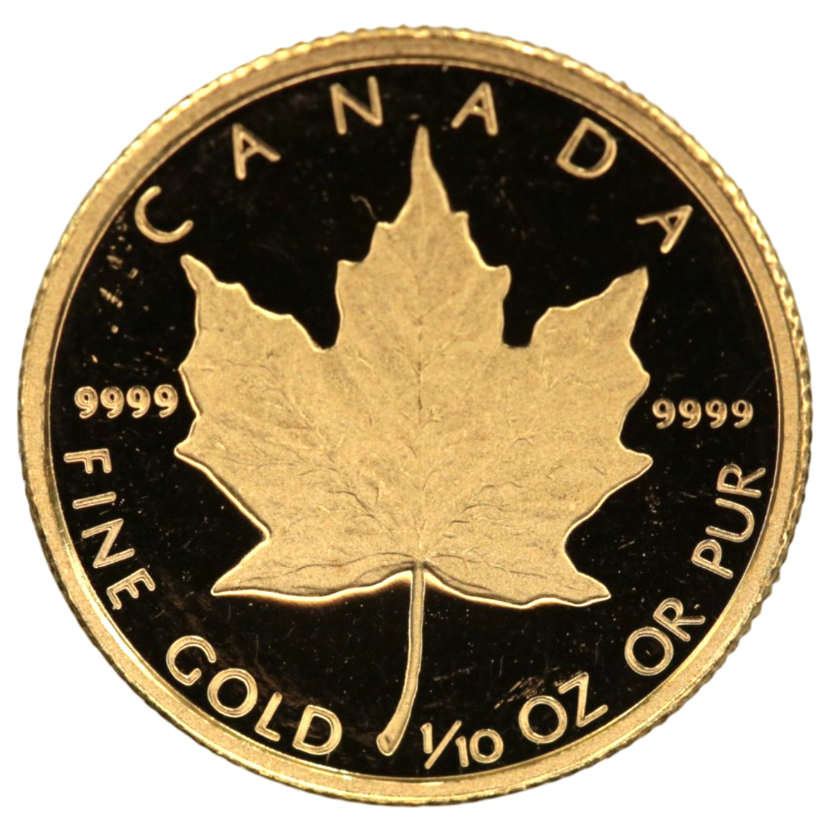 カナダ 5ドル金貨 1989年 メイプルリーフ プルーフ