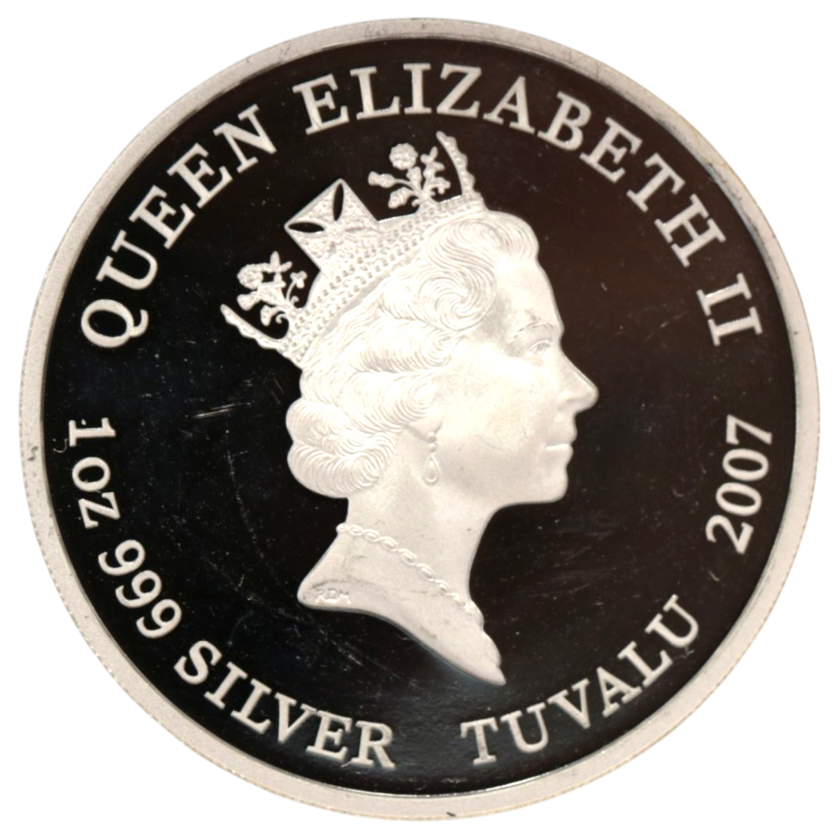 ツバル 1ドル銀貨 2007年 ウルトラセブン 生誕40周年