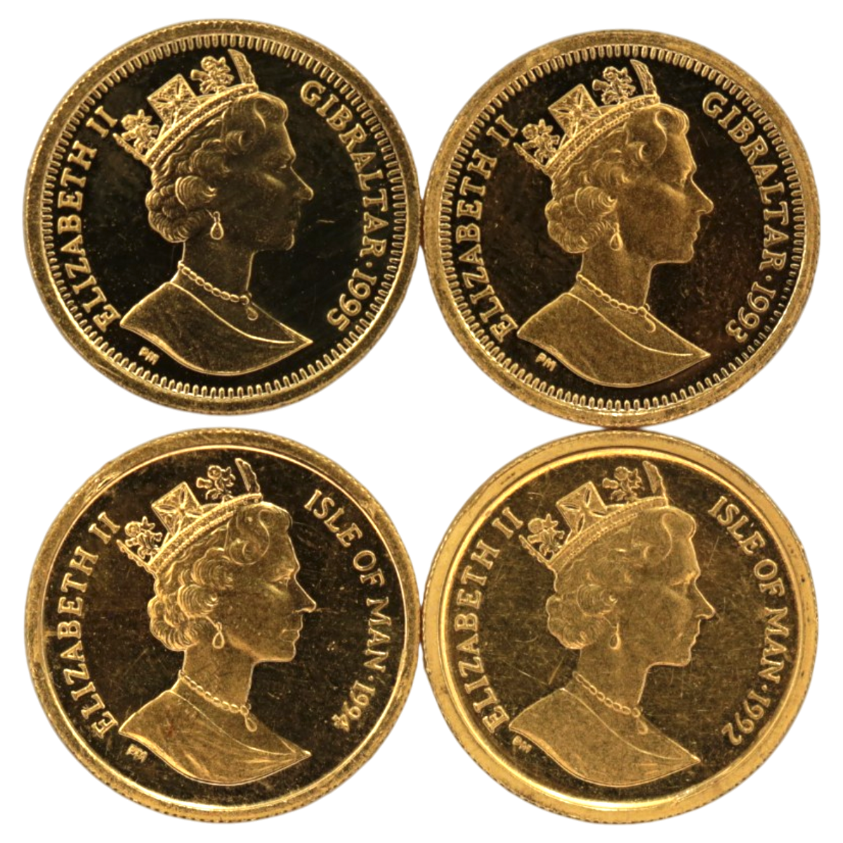 【ジャンク】 1/10oz金貨 ピーター キャット 4枚セット