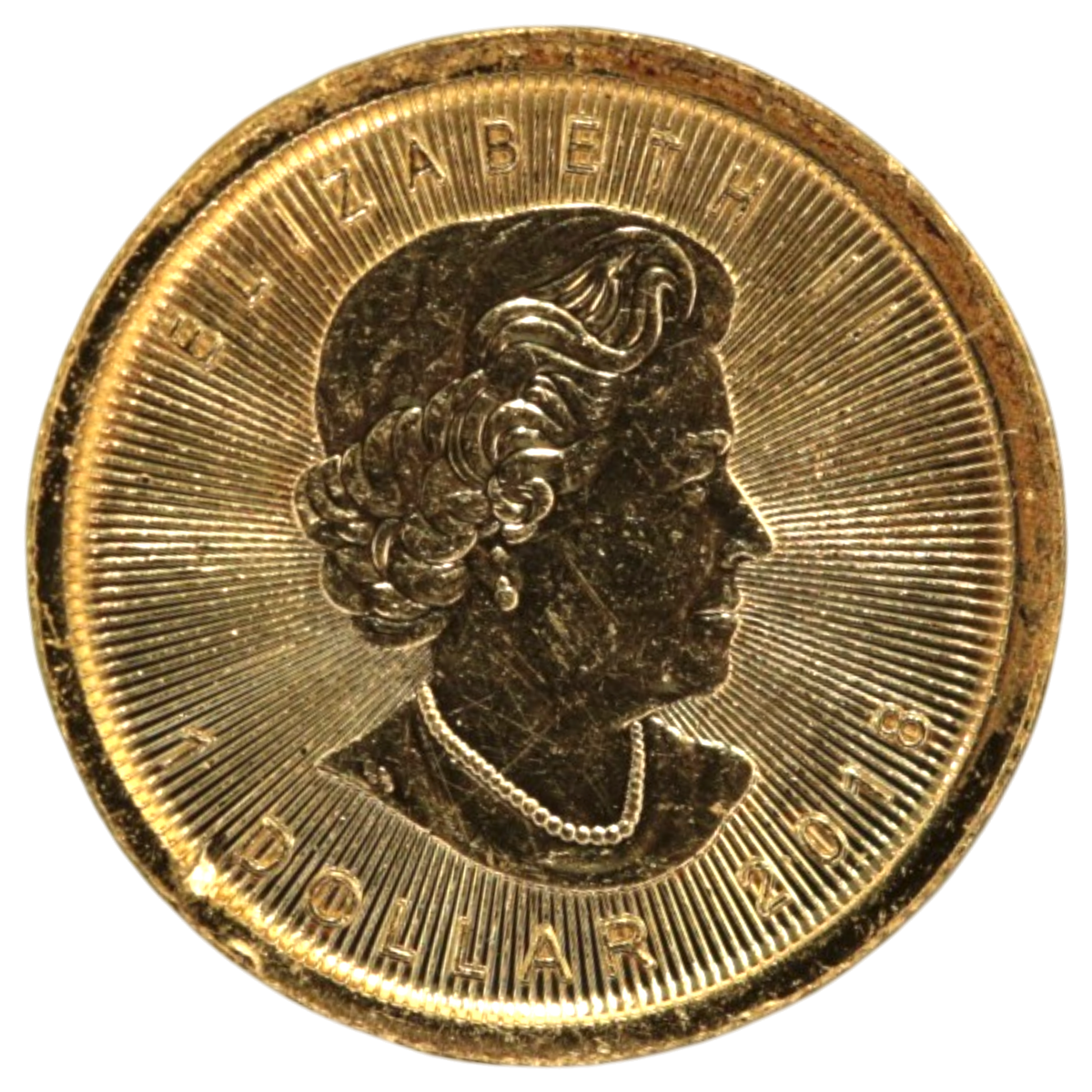 カナダ 1ドル金貨 2018年 メイプルリーフ