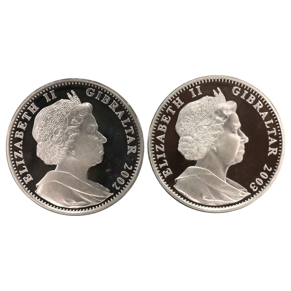 ジブラルタル クラウン銀貨 ピーターラビット 2枚セット