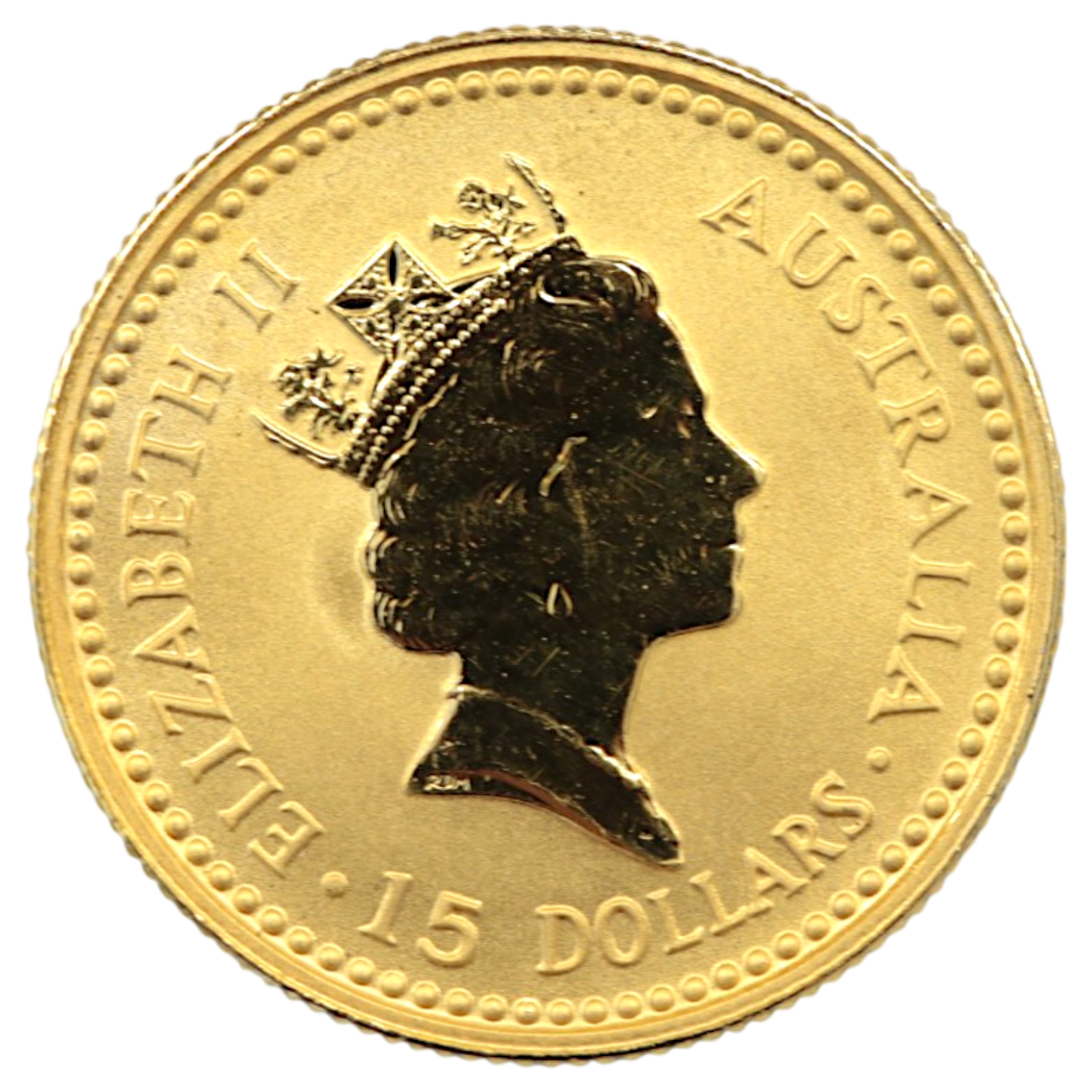 オーストラリア 15ドル金貨 1992年 エリザベス2世