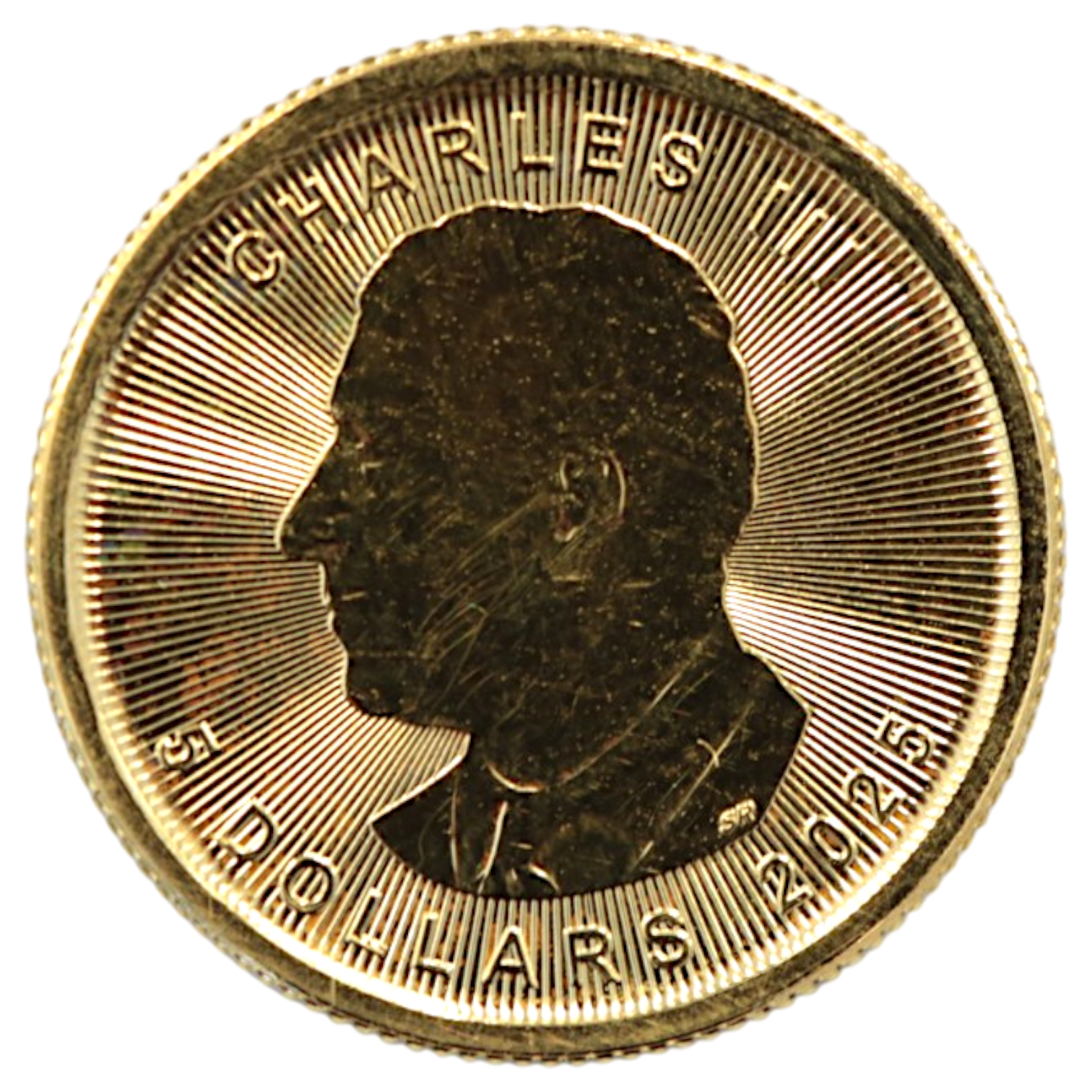 カナダ 5ドル金貨 2025年 メイプルリーフ チャールズ3世