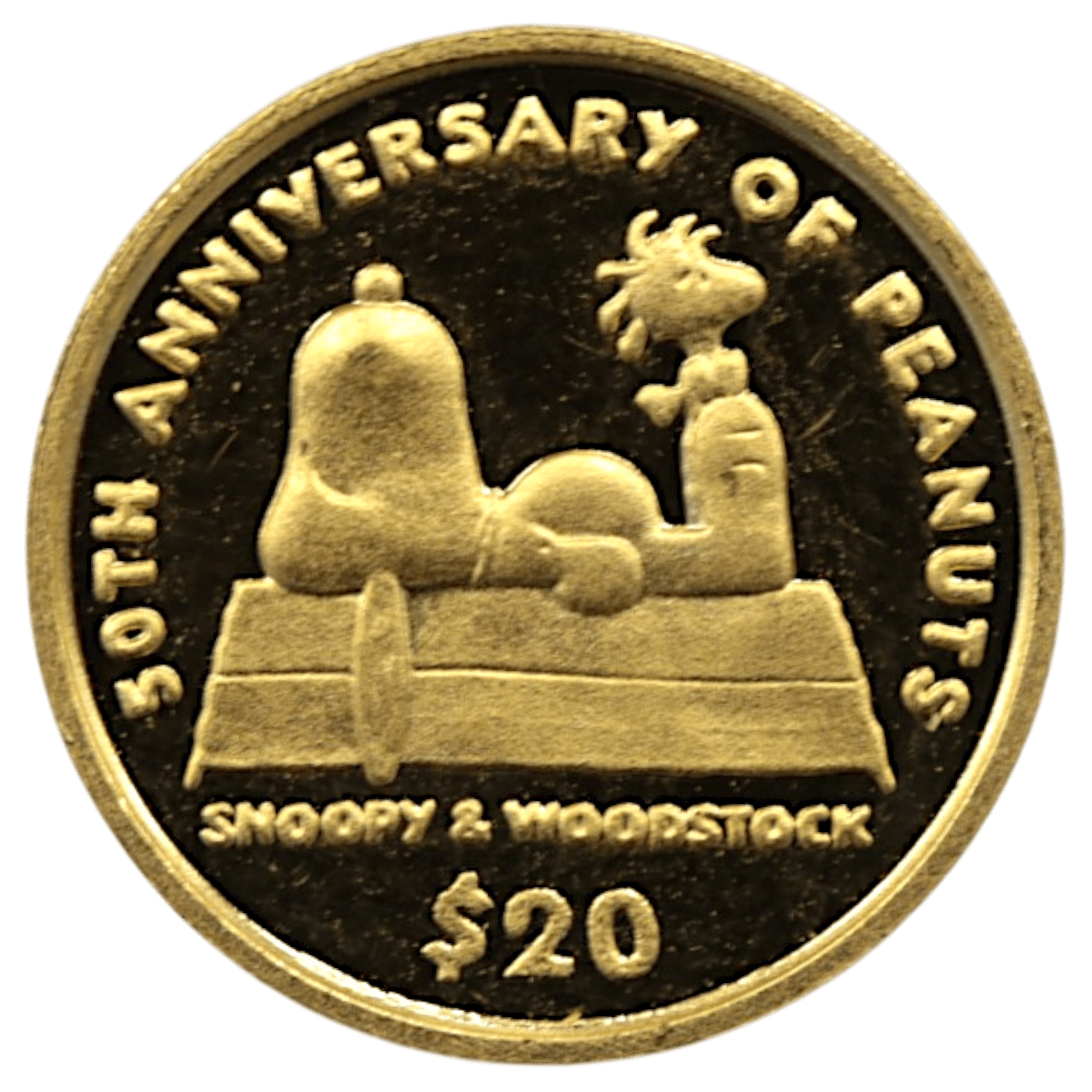 ニウエ ピーナッツ 20ドル金貨 2000年 スヌーピー - NJ BUYER'S MARKETPLACE
