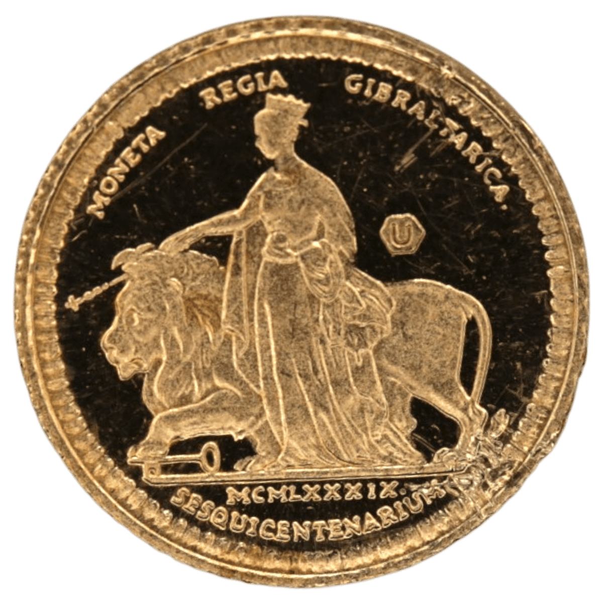 ジブラルタル 1/4ソブリン金貨 1989年 ウナとライオン - NJ BUYER'S MARKETPLACE